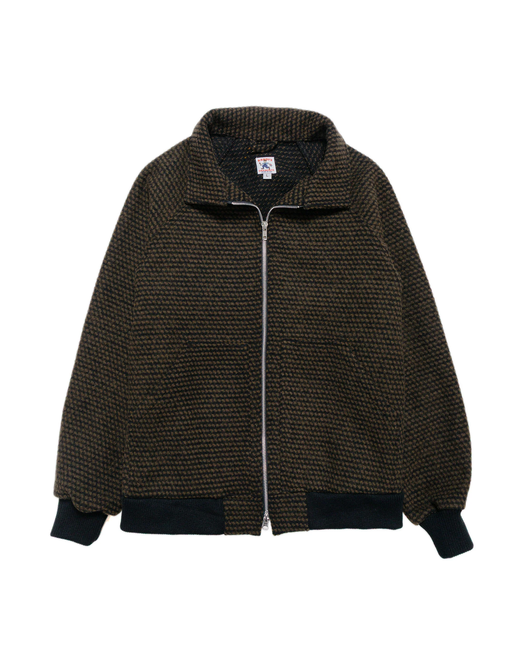 Randy's Garments Maine Jacket Brown Horizontal Tweed