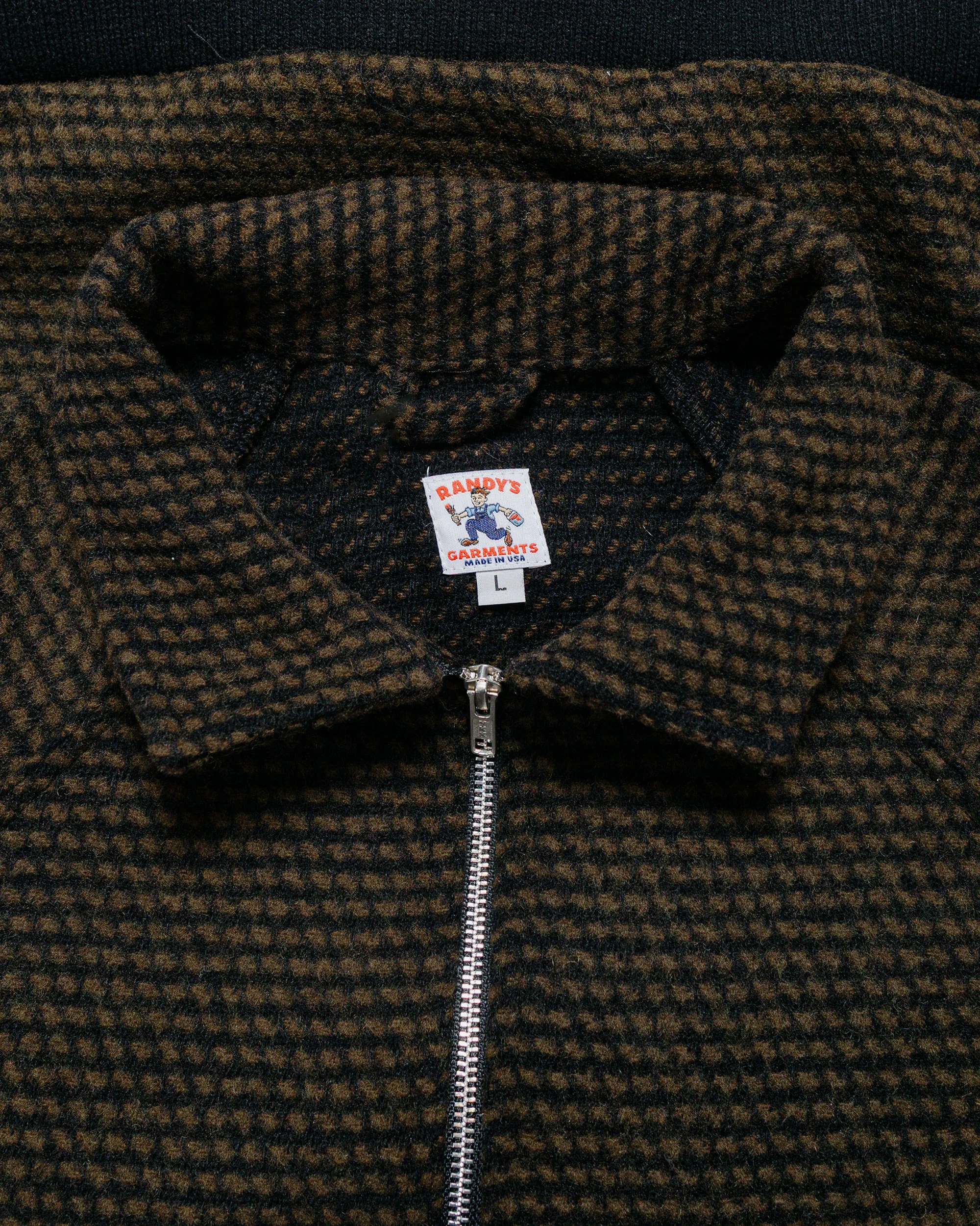 Randy's Garments Maine Jacket Brown Horizontal Tweed - Image 2
