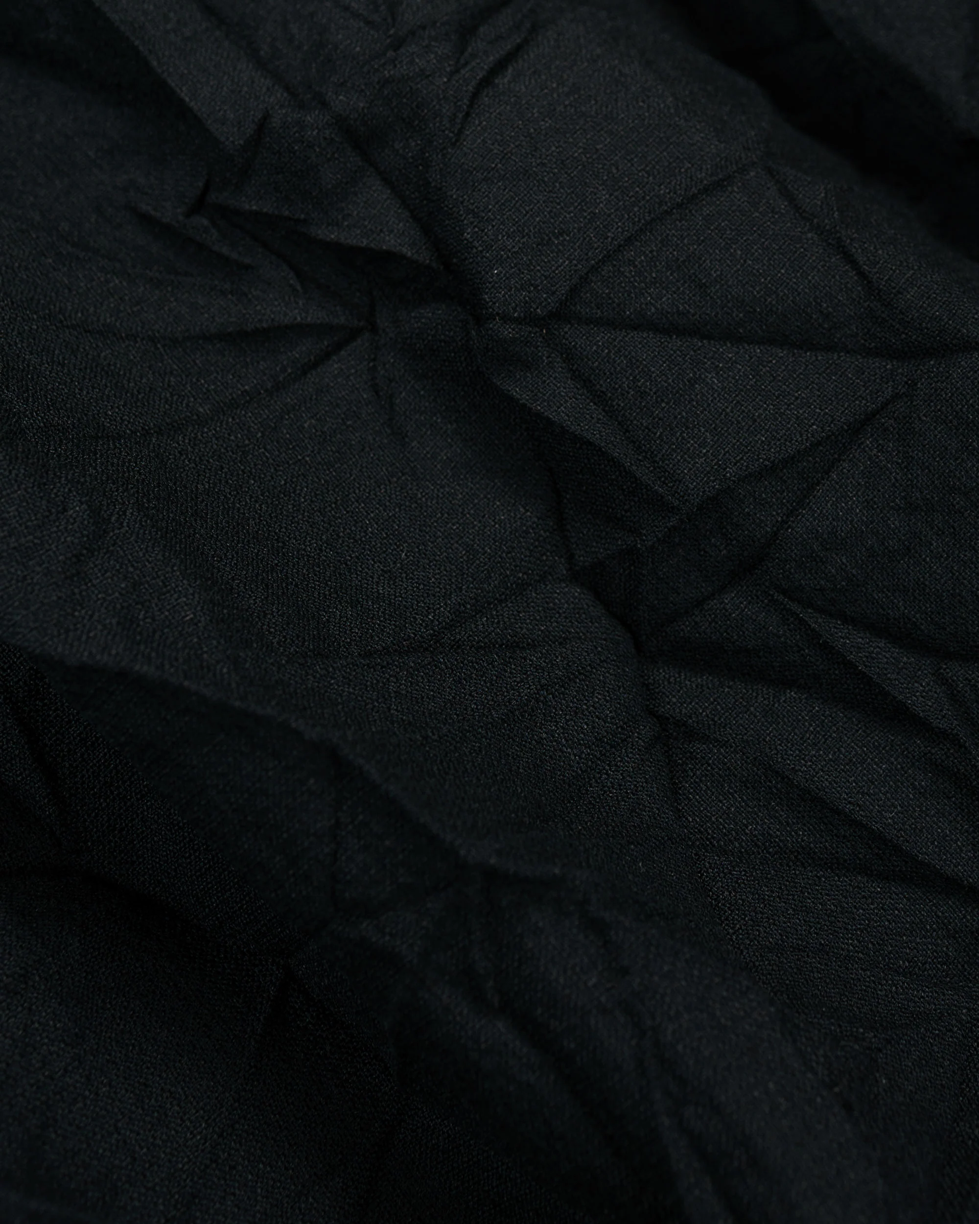 Sage de Cret WO/LI Crinkle Full Zip Jacket Black - Image 6