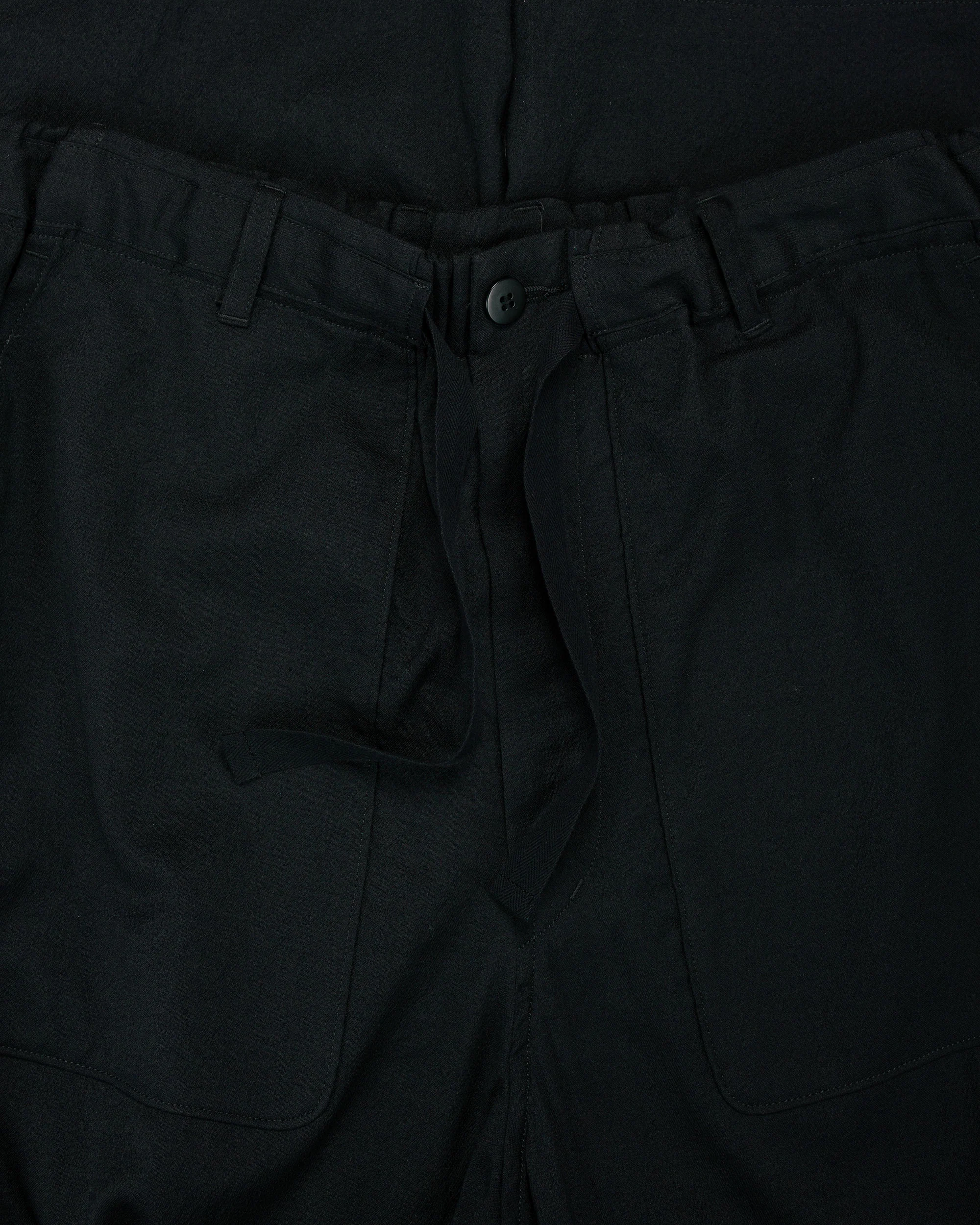 Sage de Cret WO/SI Tumble Washed Wide Easy Pants Black - Image 5