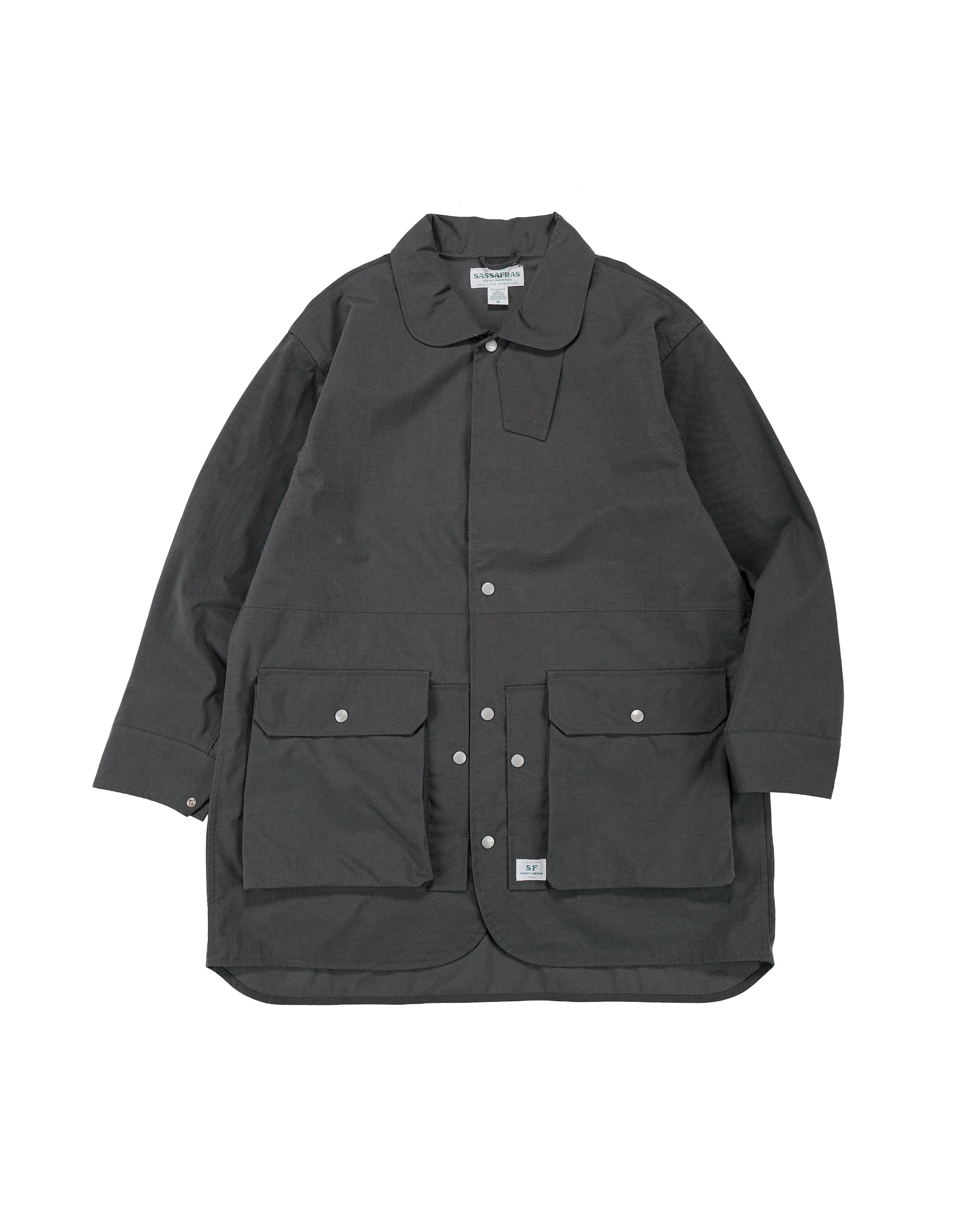 Sassafras Cultivator Coat Nylon Charcoal