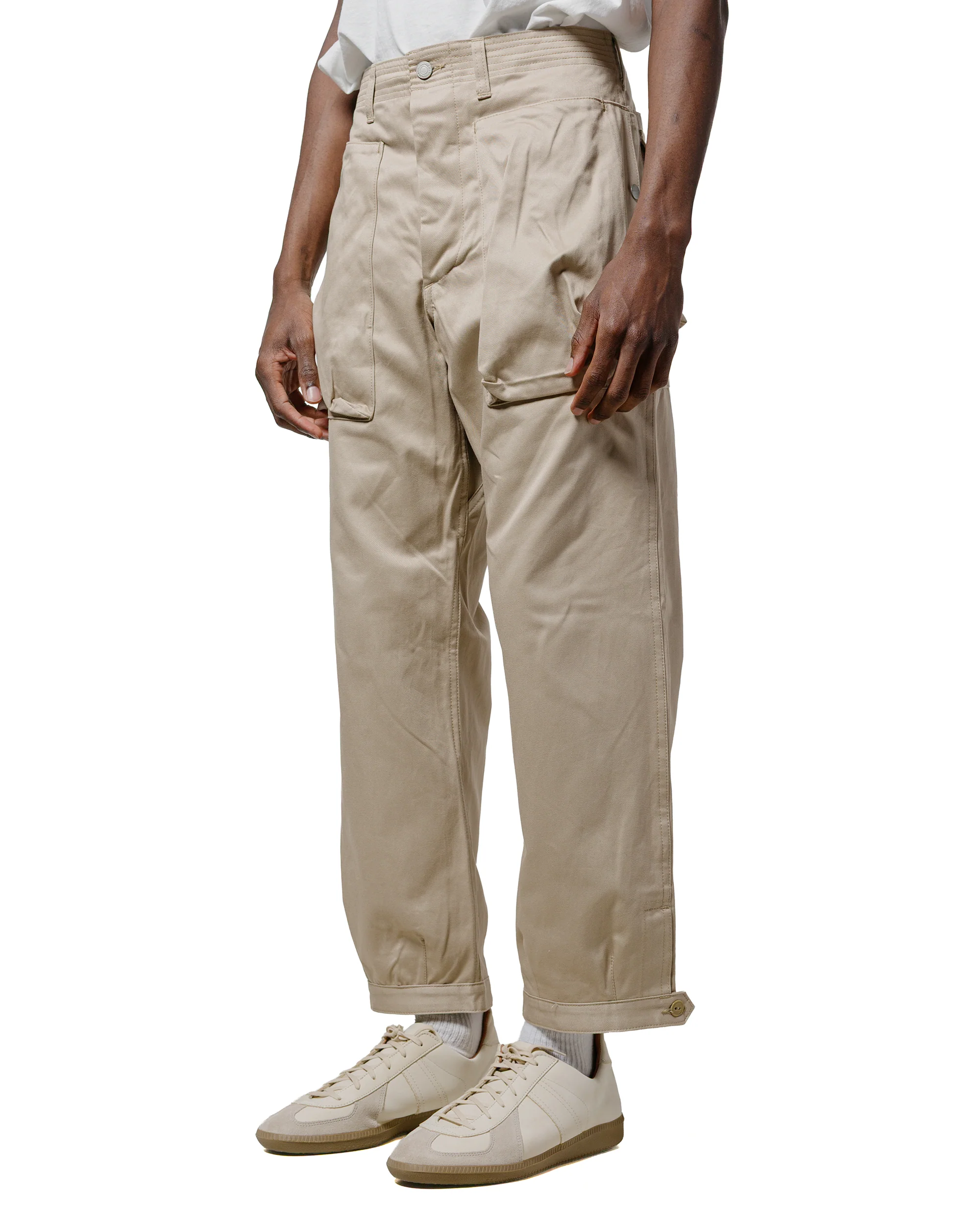 Sassafras Digs Crew Pants 4/5 41Khaki Chino Khaki - Image 2