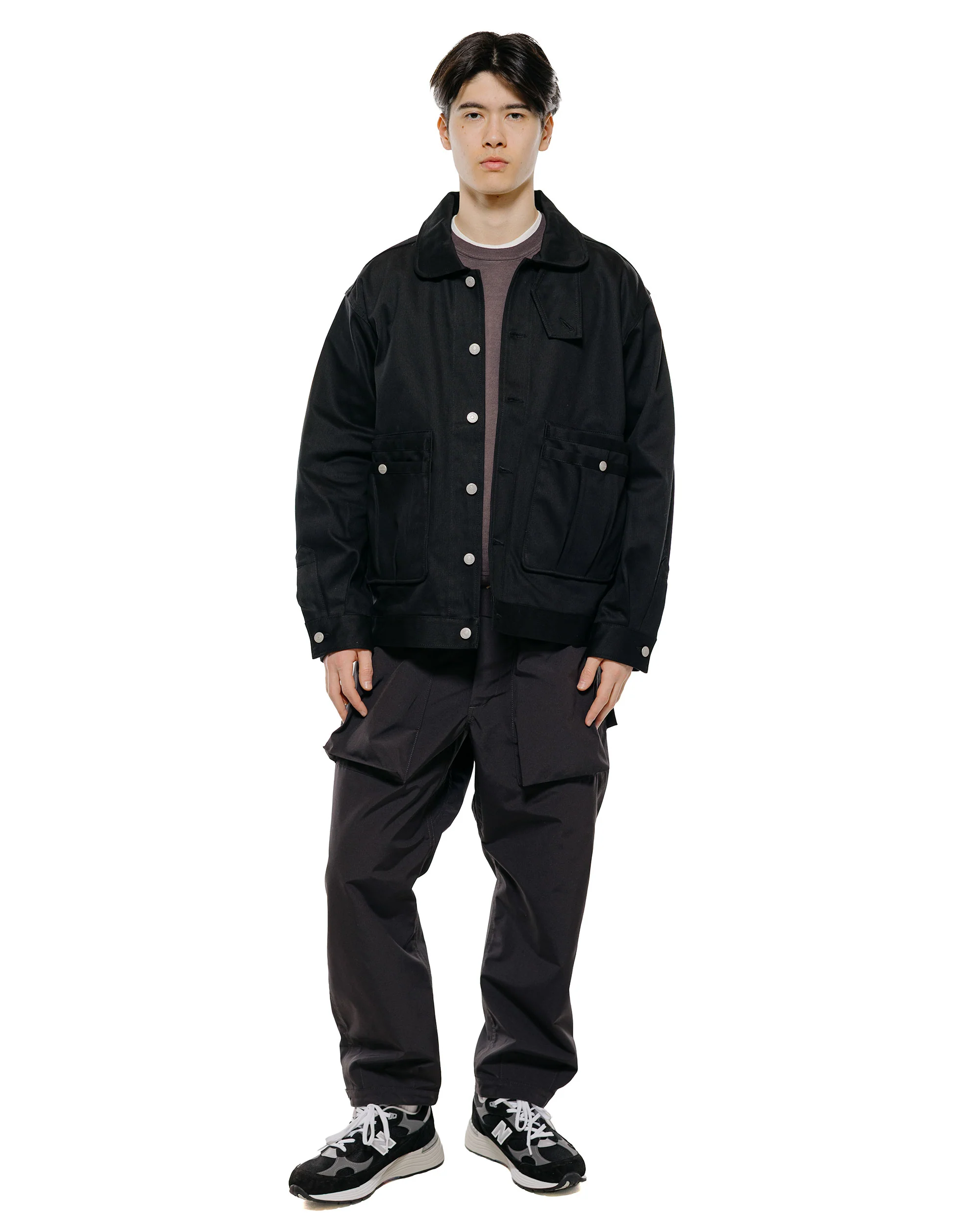 Sassafras Digs Crew Pants 4/5 PC Weather Charcoal - Image 4