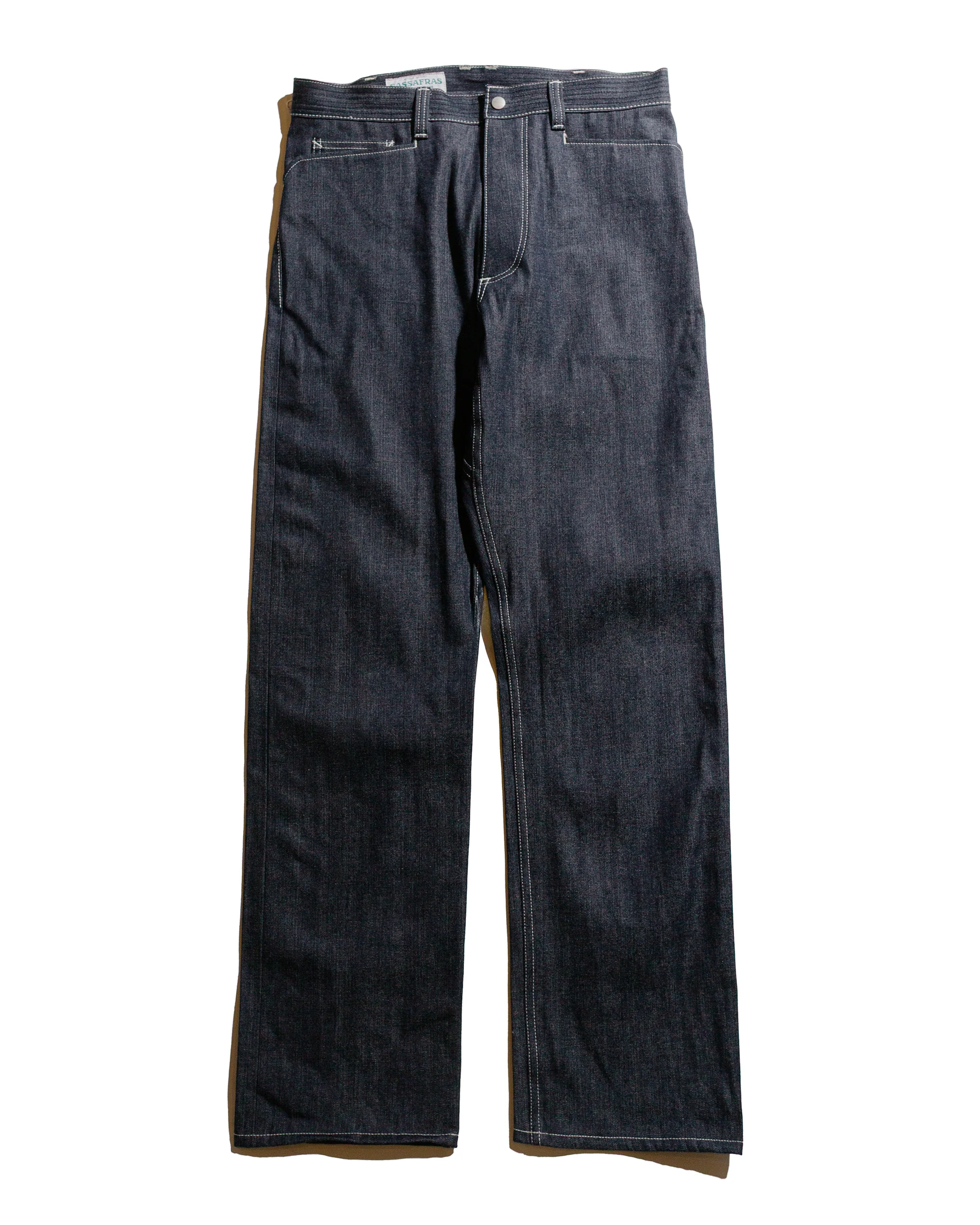 Sassafras Weeds Digger Pants 10.5oz Selvedge Denim Indigo