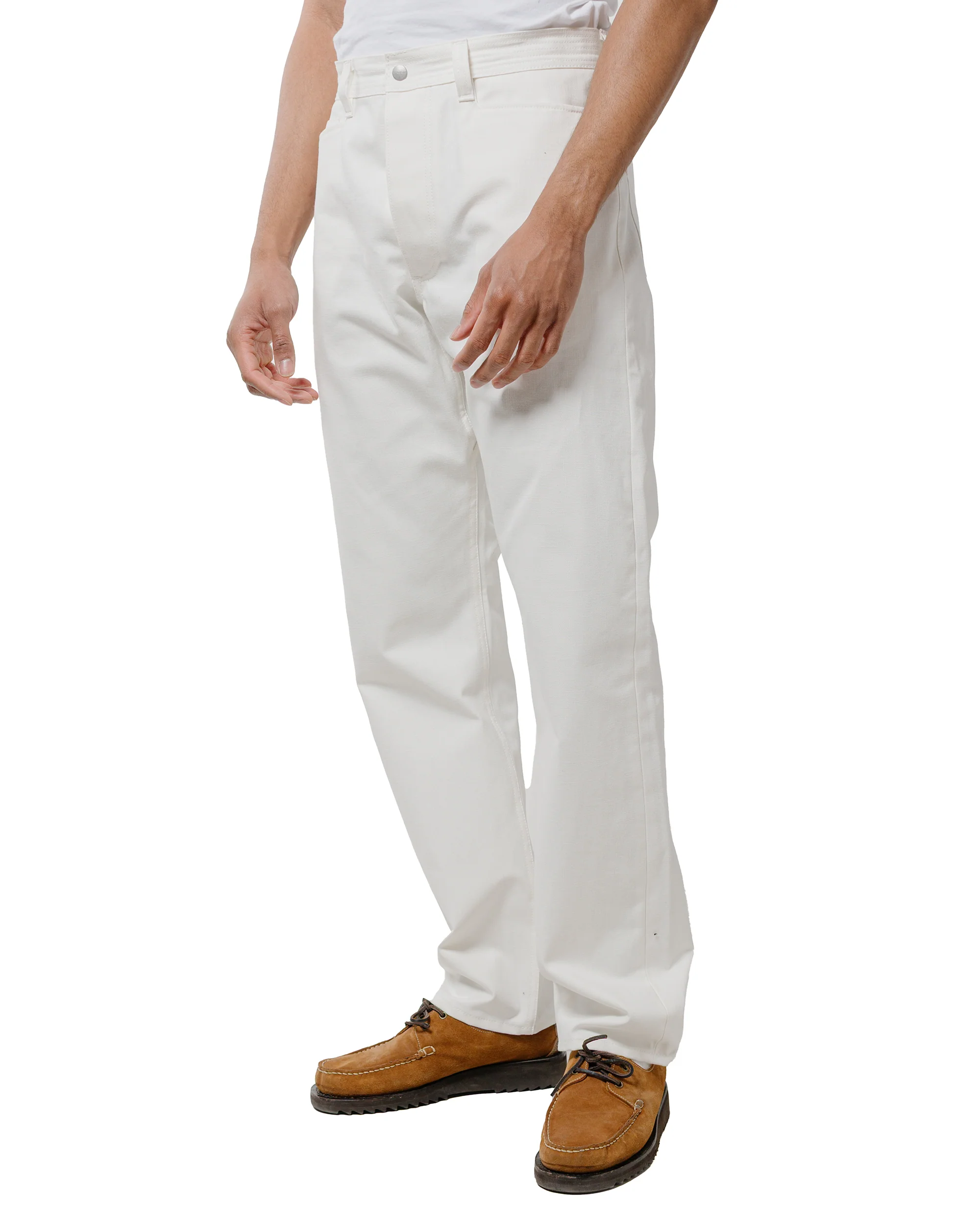 Sassafras Weeds Digger Pants Selvedge Duck Off White - Image 2