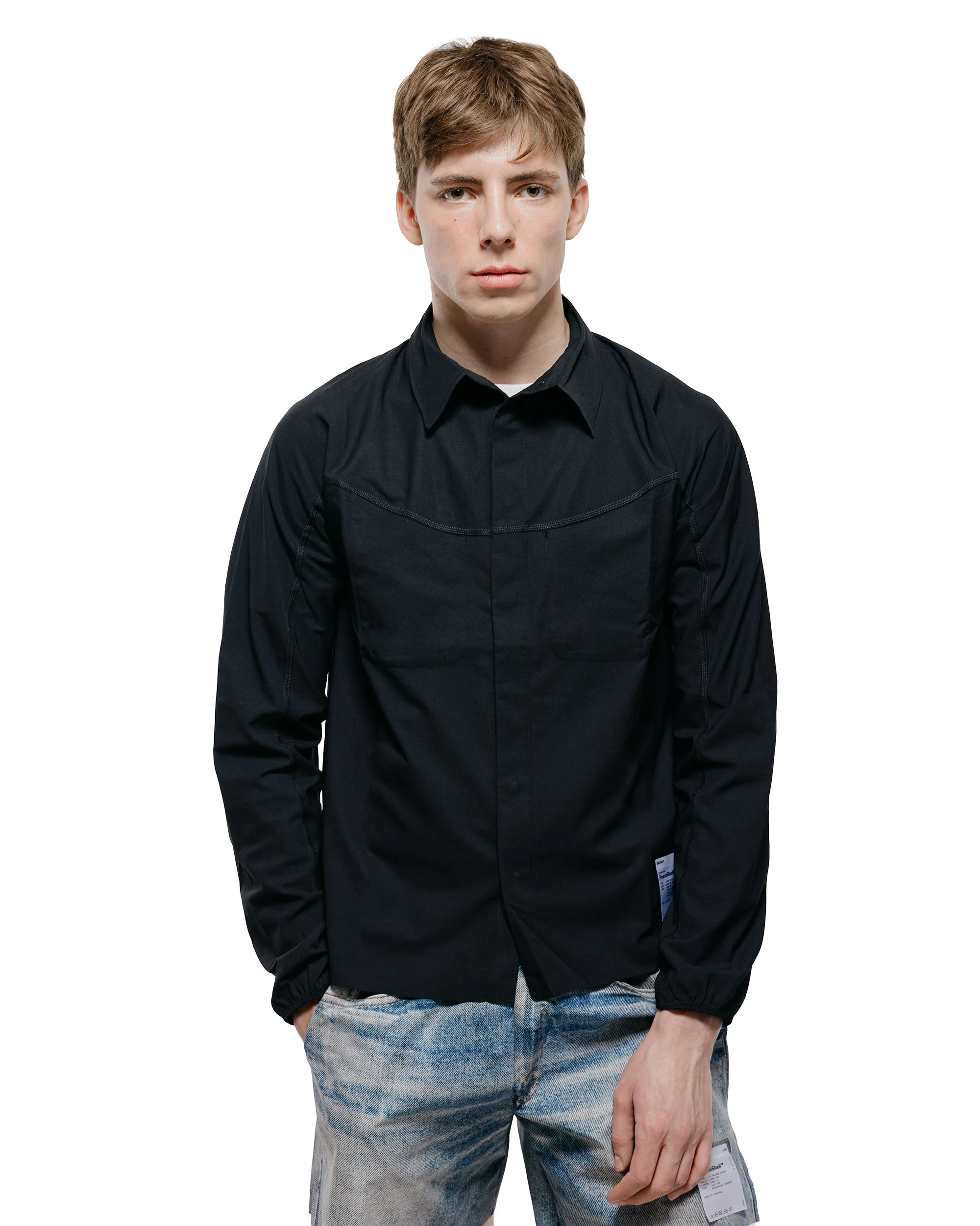 SATISFY Peaceshell River Shirt Black - Image 2