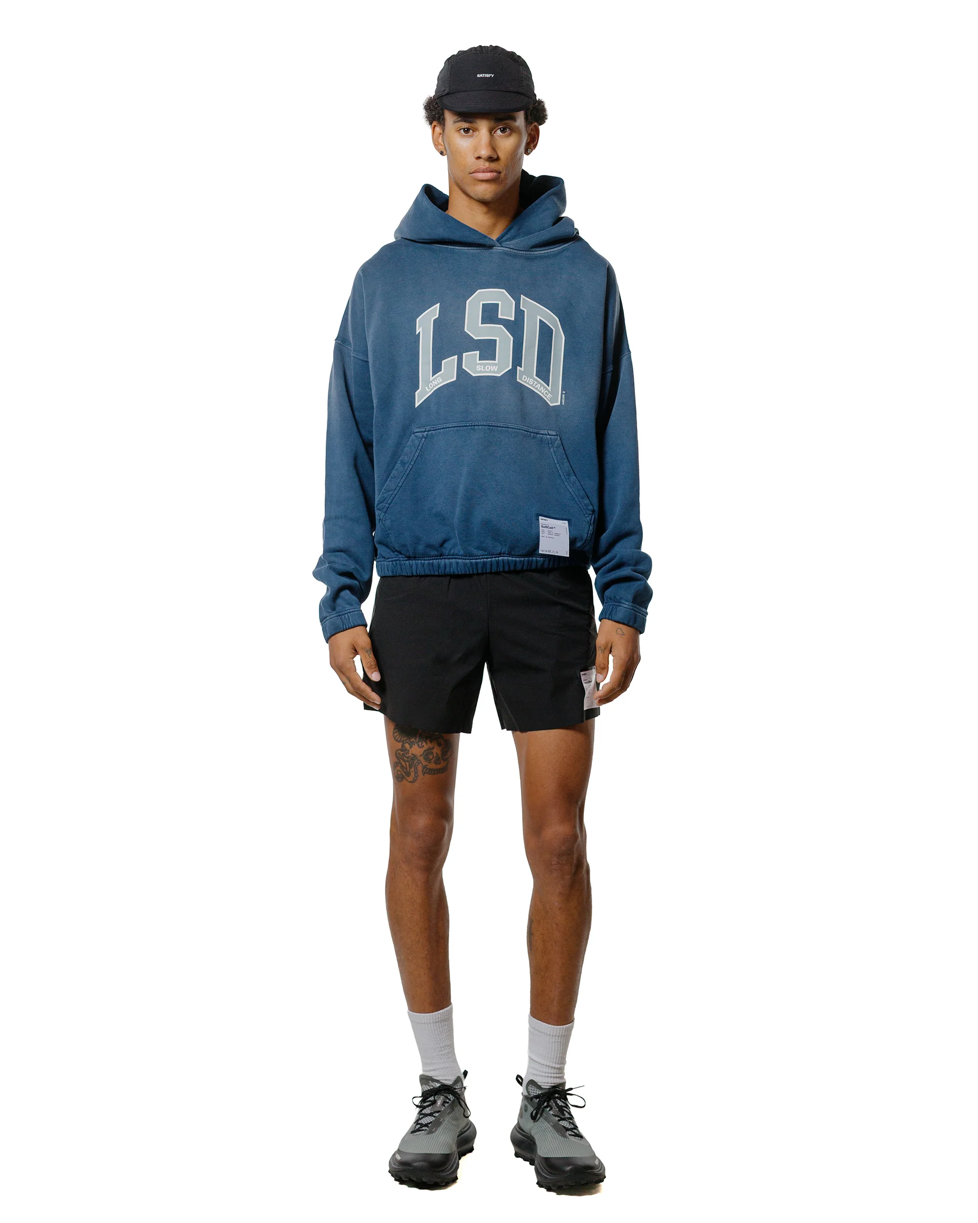 SATISFY SoftCell Hoodie LSD Sun Bleached Indigo - Image 4