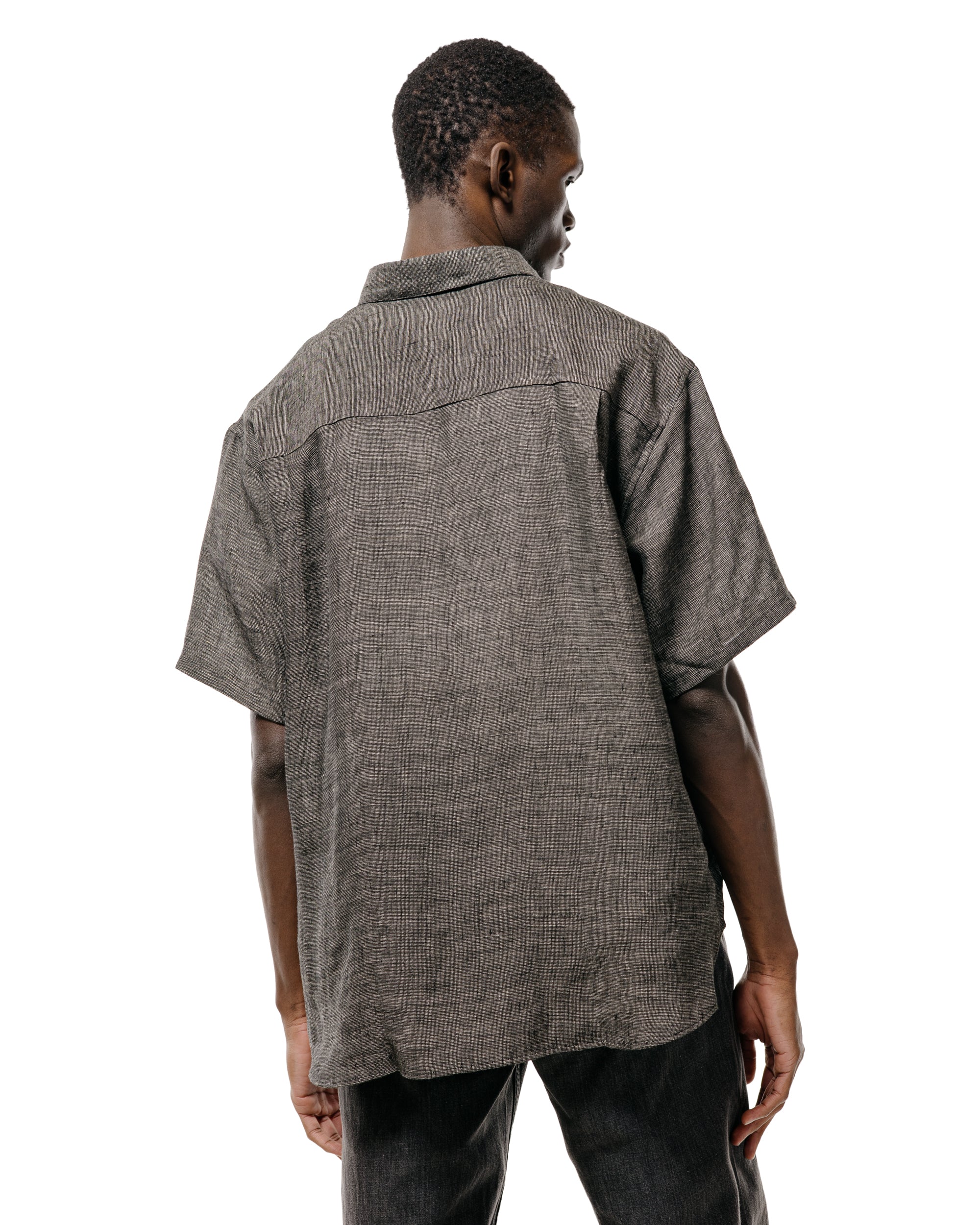 Seya. Eternal Summer Shirt/Linen Mesh Black Mix - Image 4