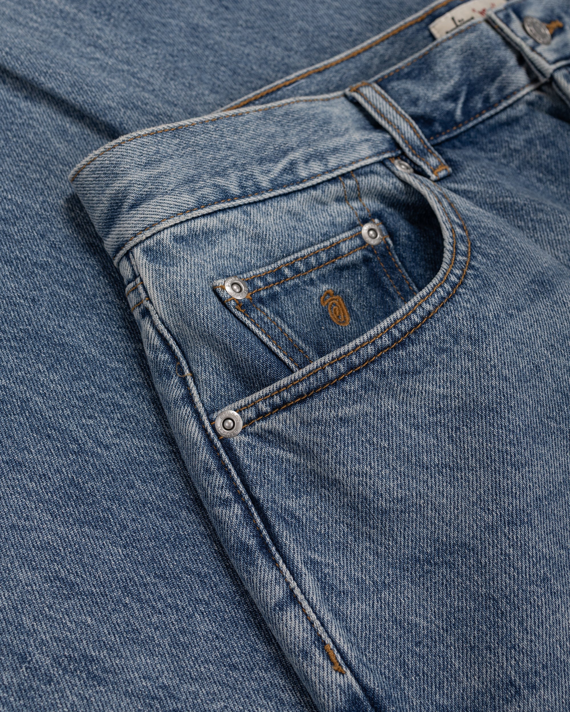 Stüssy Big Ol' Jean Denim Indigo Stonewash - Image 2
