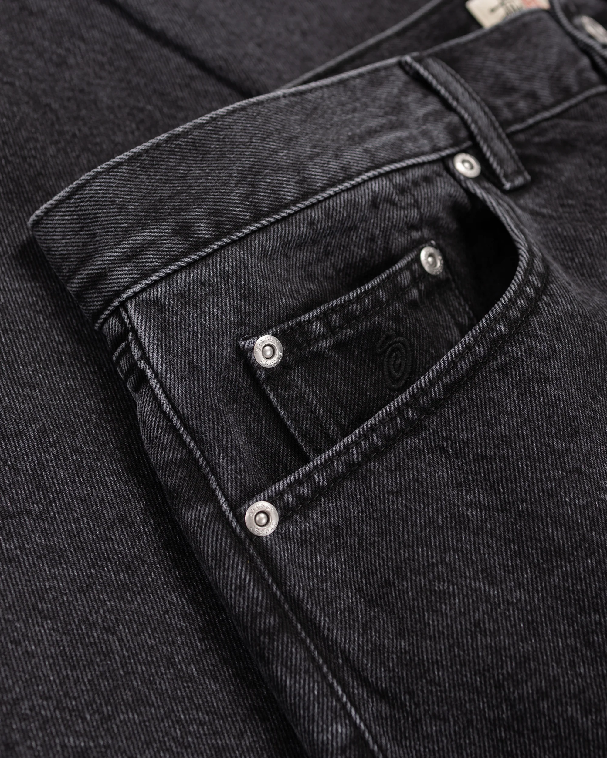 Stüssy Big Ol' Jean Denim Vintage Black - Image 2