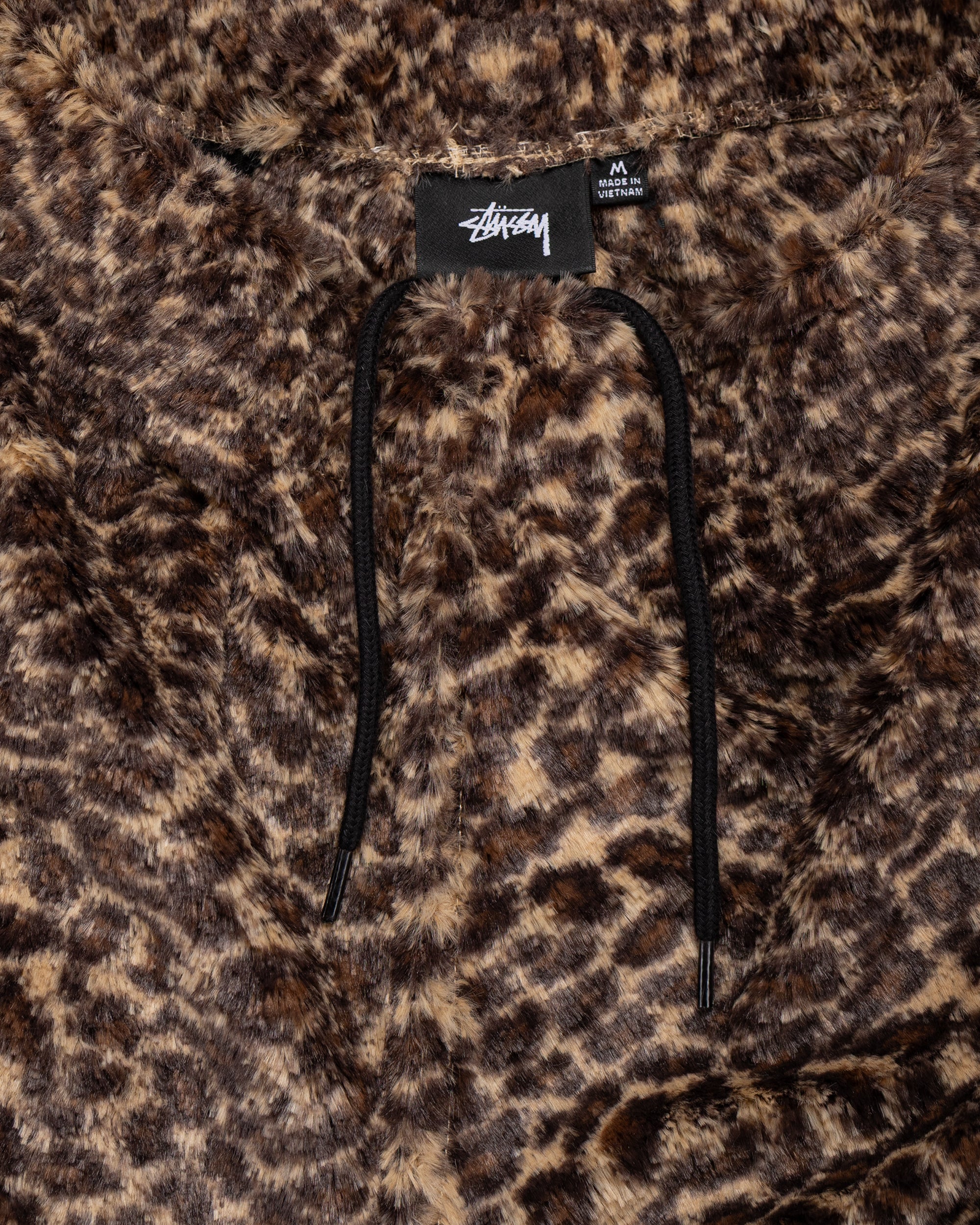 Stüssy Pile Leopard Short Brown - Image 2