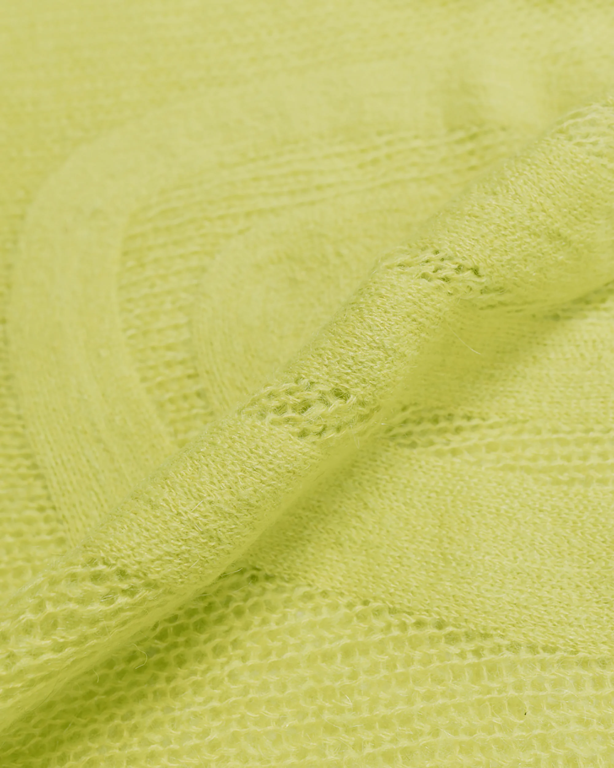Stüssy S Loose Knit Sweater Lime - Image 3