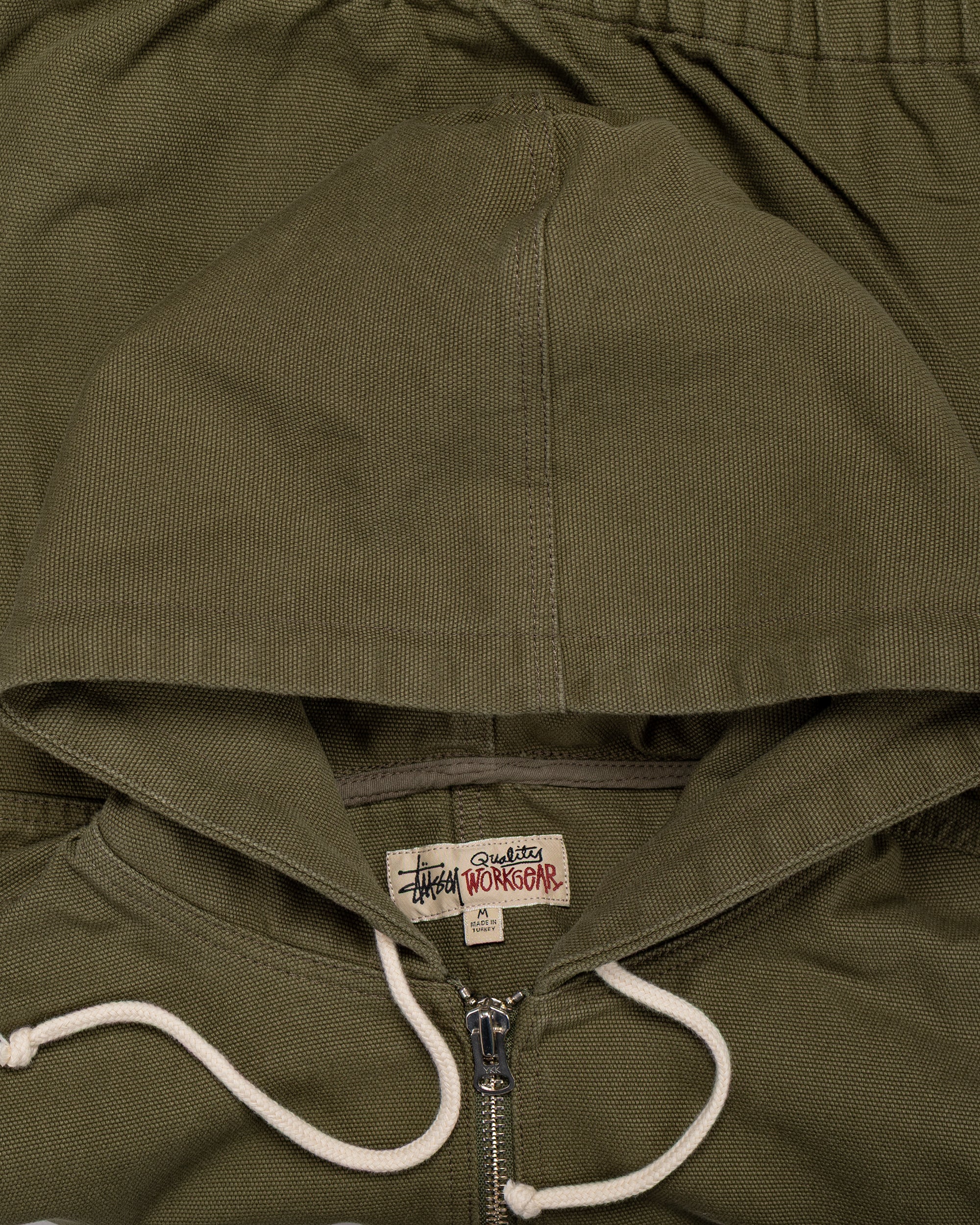 Stüssy Work Jacket Unlined Canvas Olive - Image 2