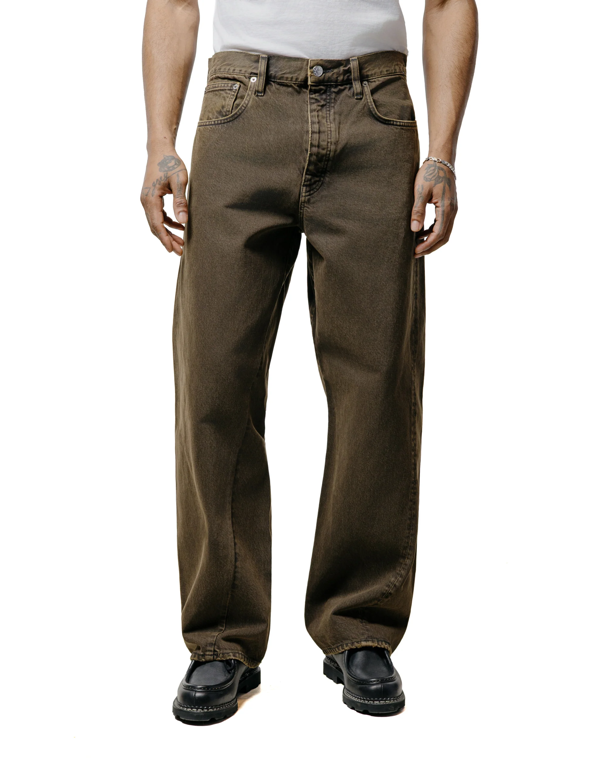 Sunflower Wide Twist Overdyed Black Khaki - Image 2