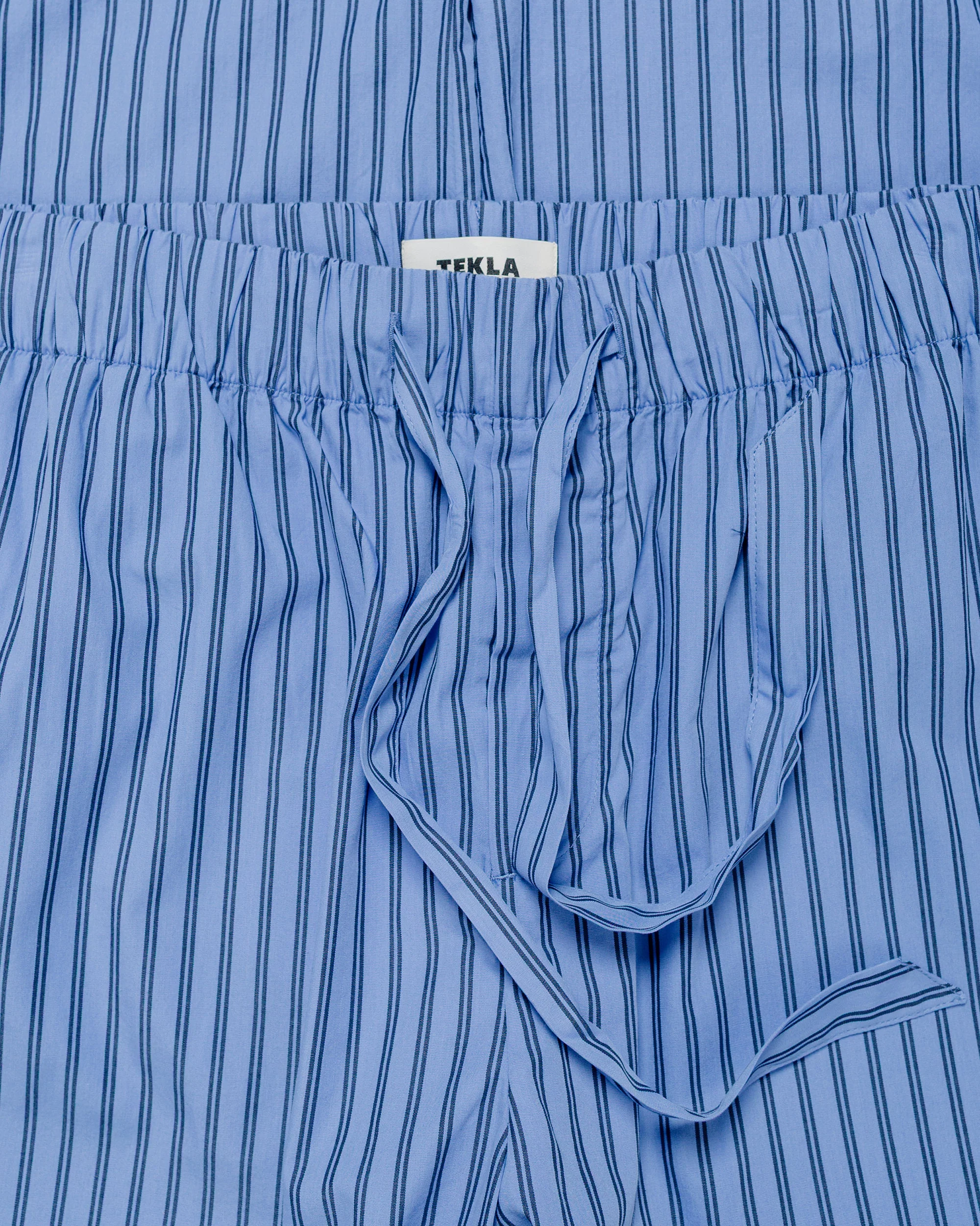 Tekla Poplin Pyjama Pants Boro Stripes - Image 5