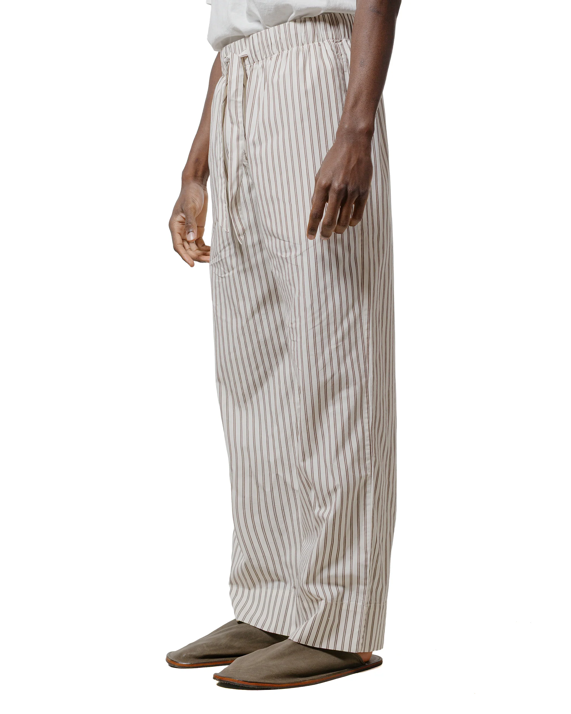 Tekla Poplin Pyjama Pants Hopper Stripes - Image 2
