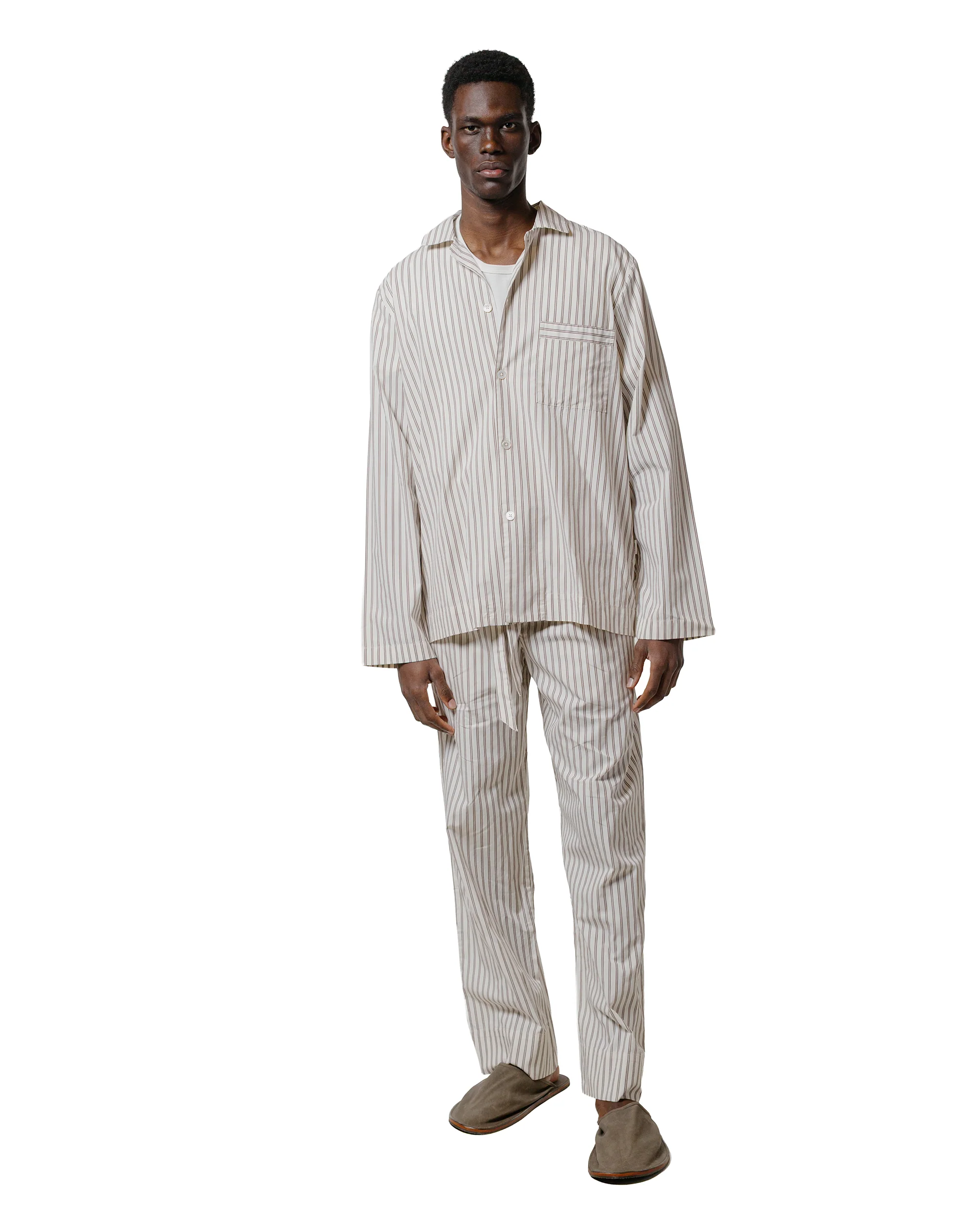 Tekla Poplin Pyjama Pants Hopper Stripes - Image 4