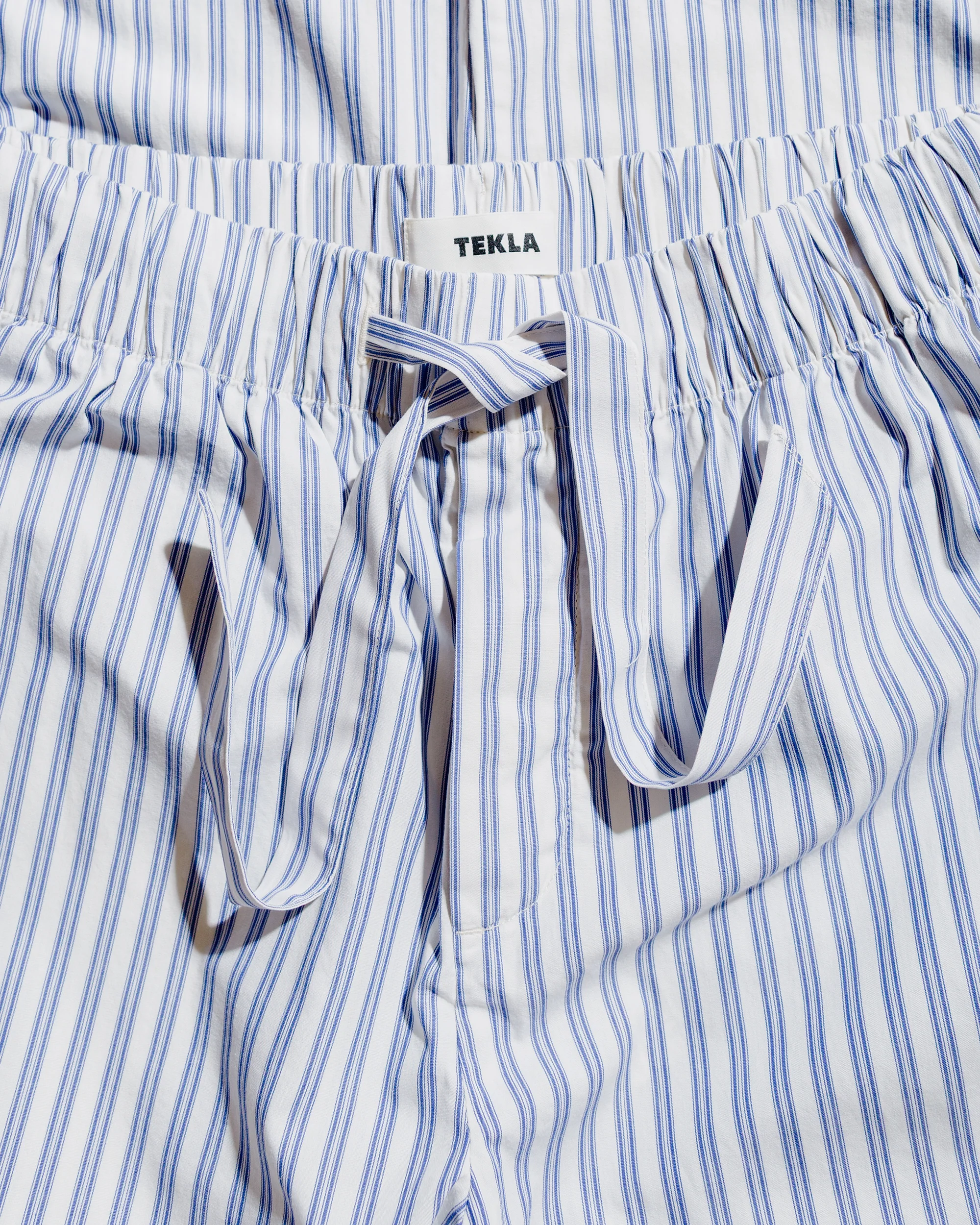 Tekla Poplin Pyjama Pants Skagen Stripes - Image 5