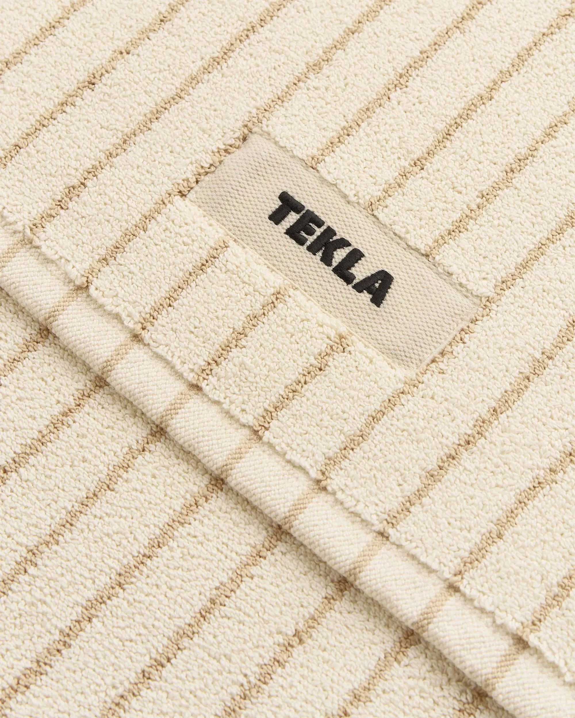 Tekla Terry Bath Mat Sienna Stripes - Image 2