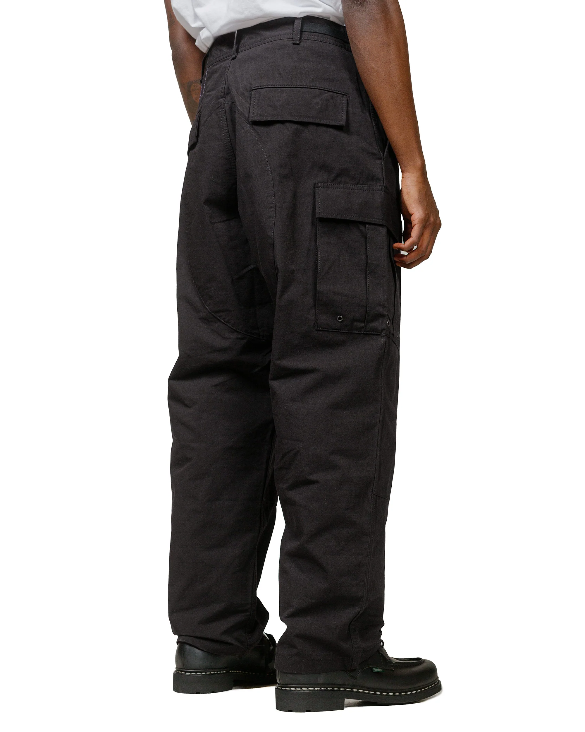 The Corona Utility FP026 Fatigue Slacks '357 B.D.U Slacks' Ripstop Poplin Black - Image 3