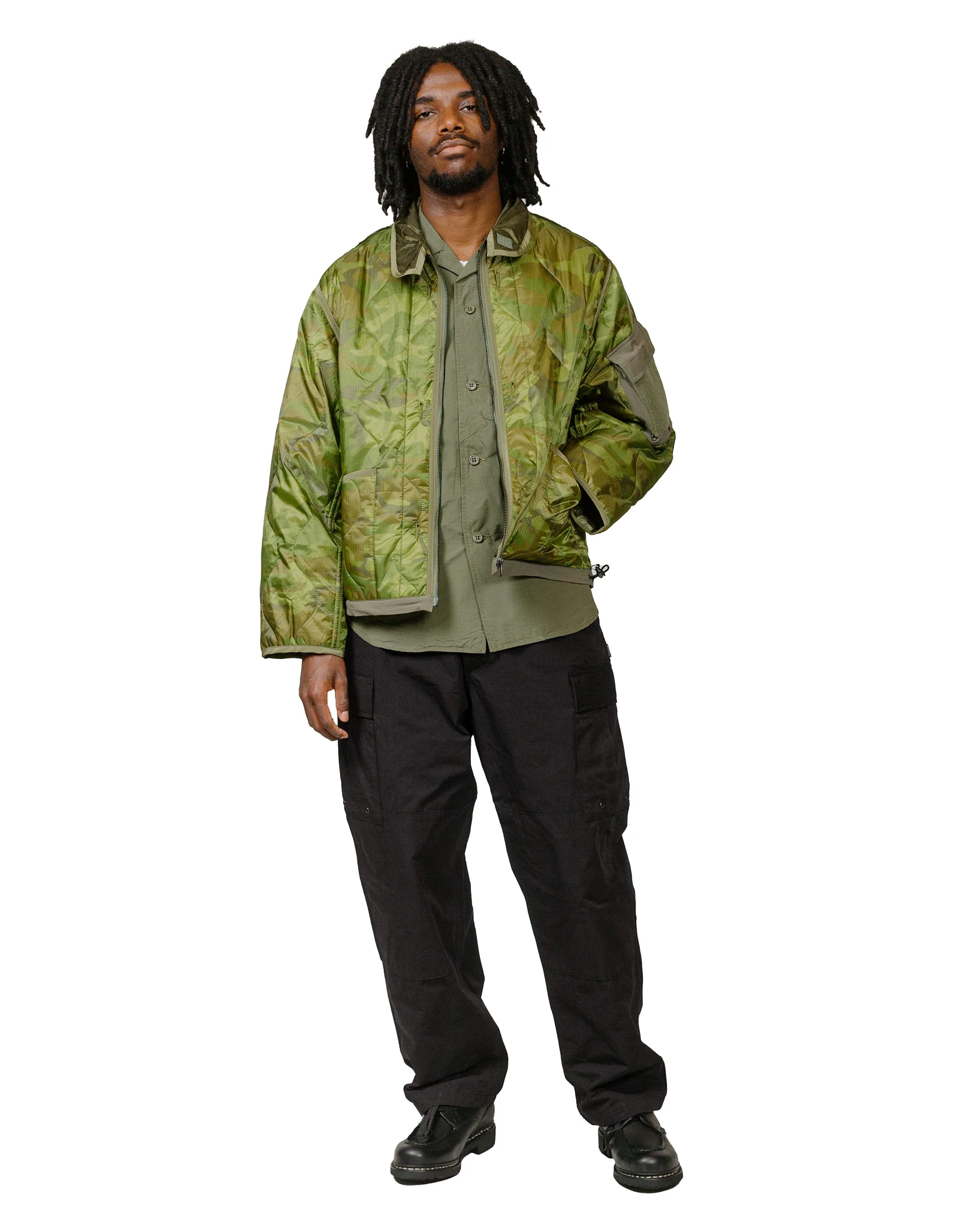 The Corona Utility FP026 Fatigue Slacks '357 B.D.U Slacks' Ripstop Poplin Black - Image 4