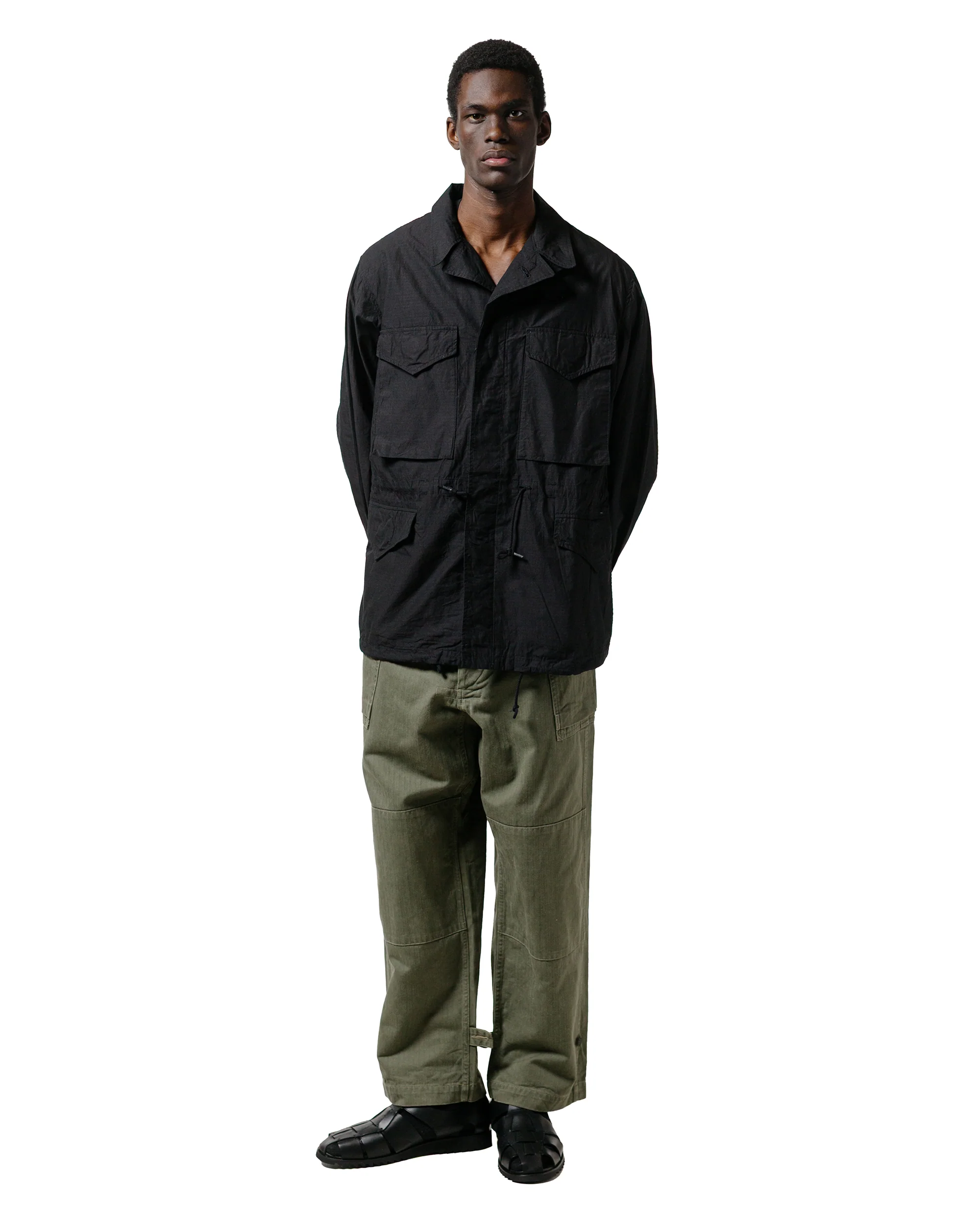 The Corona Utility FP028 M-43 Cargo Slacks SZ Military H.B.T Light OG w/ Bio-Wash - Image 4