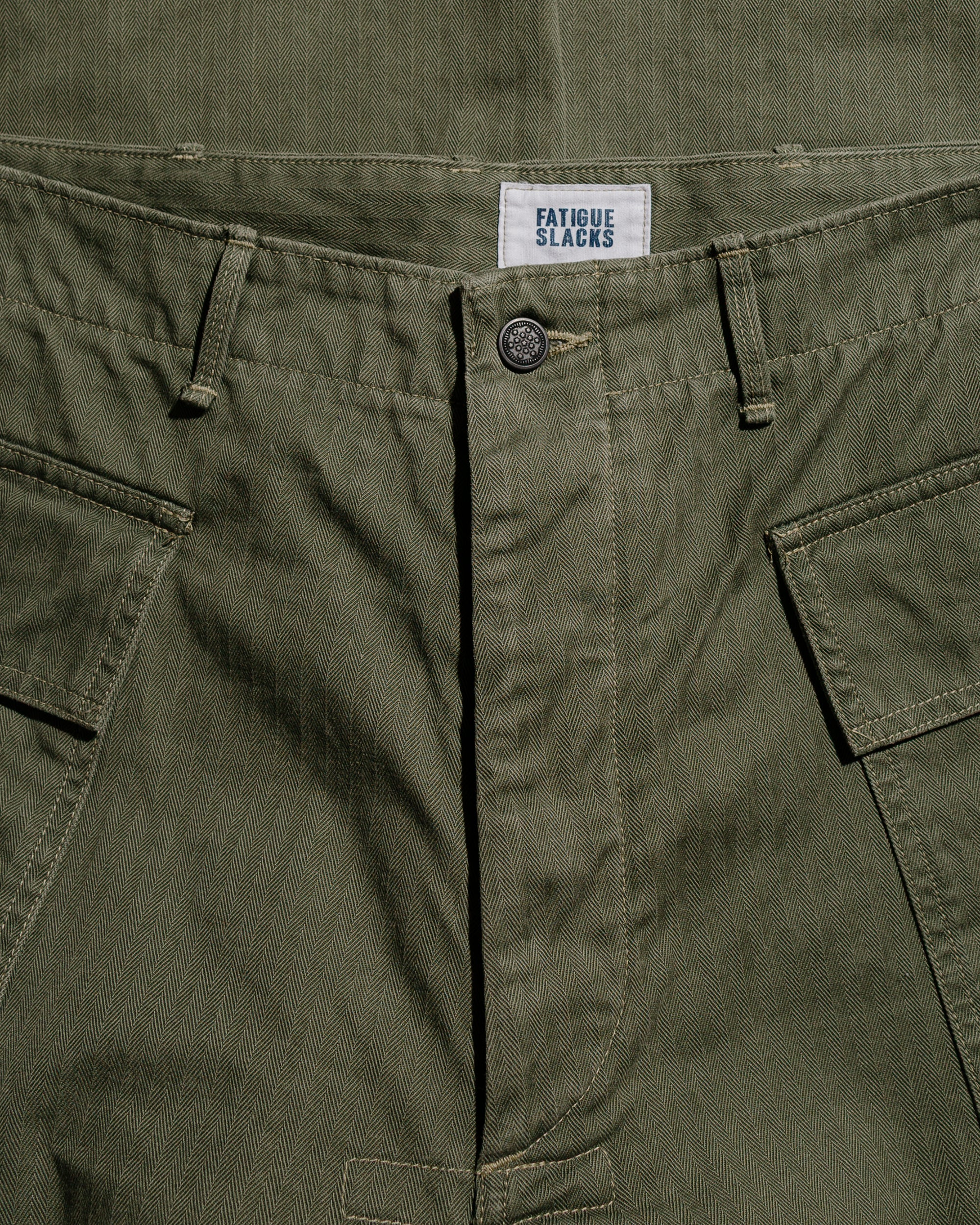 The Corona Utility FP028 M-43 Cargo Slacks SZ Military H.B.T Light OG w/ Bio-Wash - Image 5