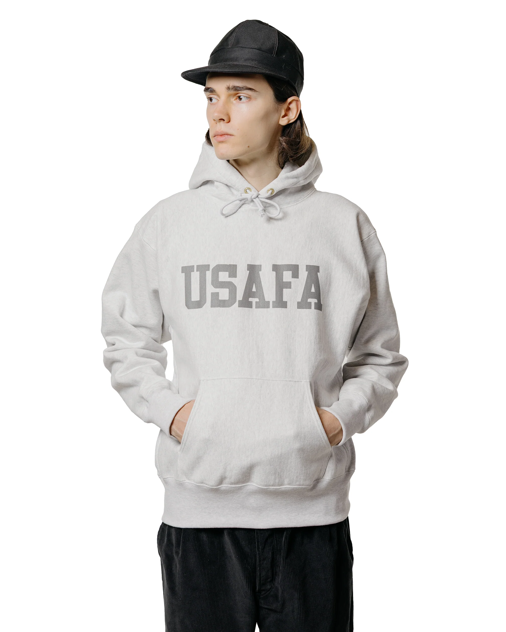 The Real McCoy’s MC25101 Heavyweight Hooded / USAF Reflector Silver Gray - Image 2