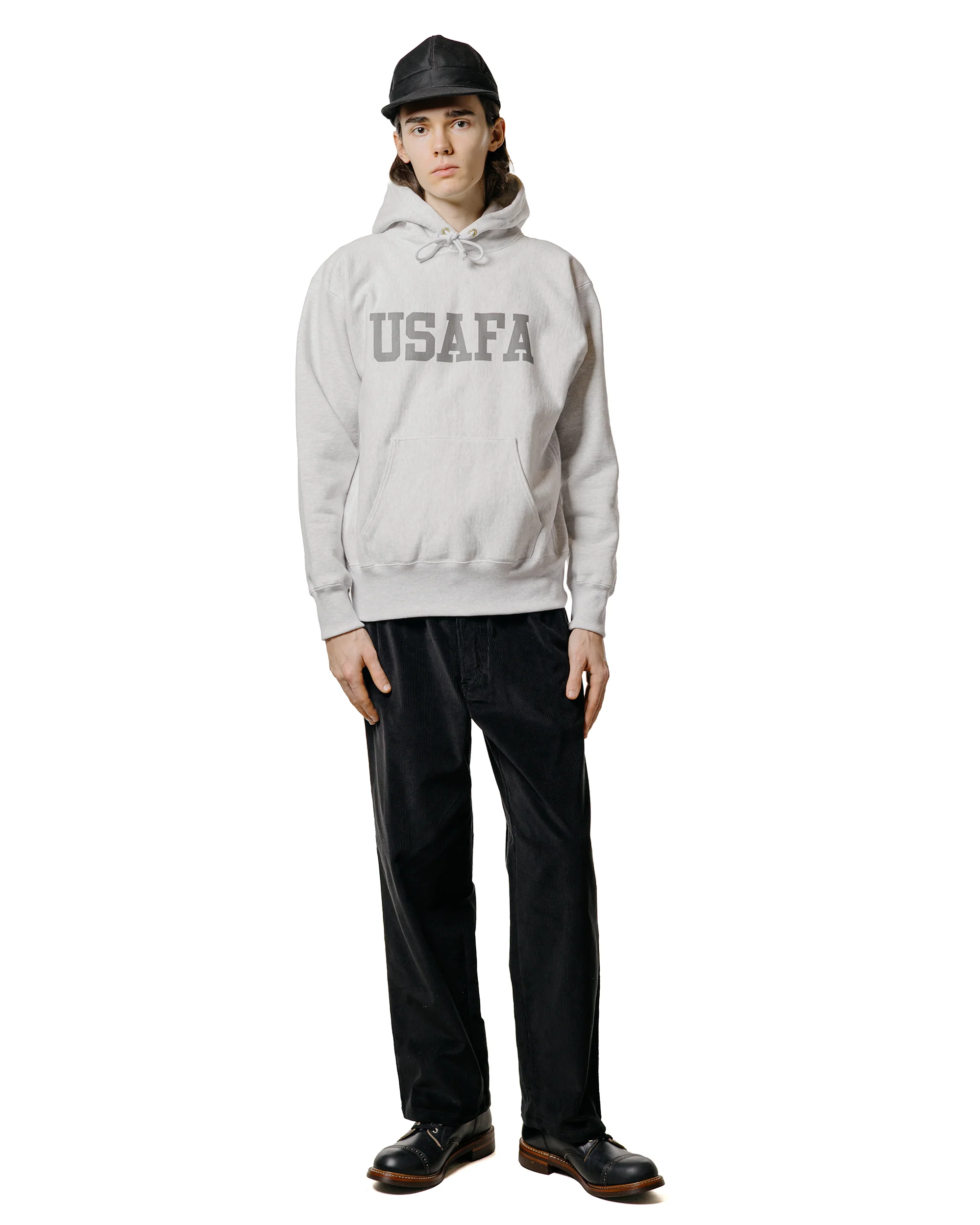 The Real McCoy’s MC25101 Heavyweight Hooded / USAF Reflector Silver Gray - Image 4
