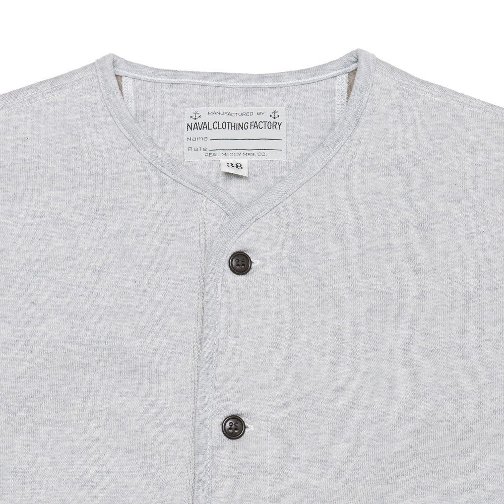 The Real McCoy’s U.S.N. Cotton Cardigan Grey MC19104 - Image 3