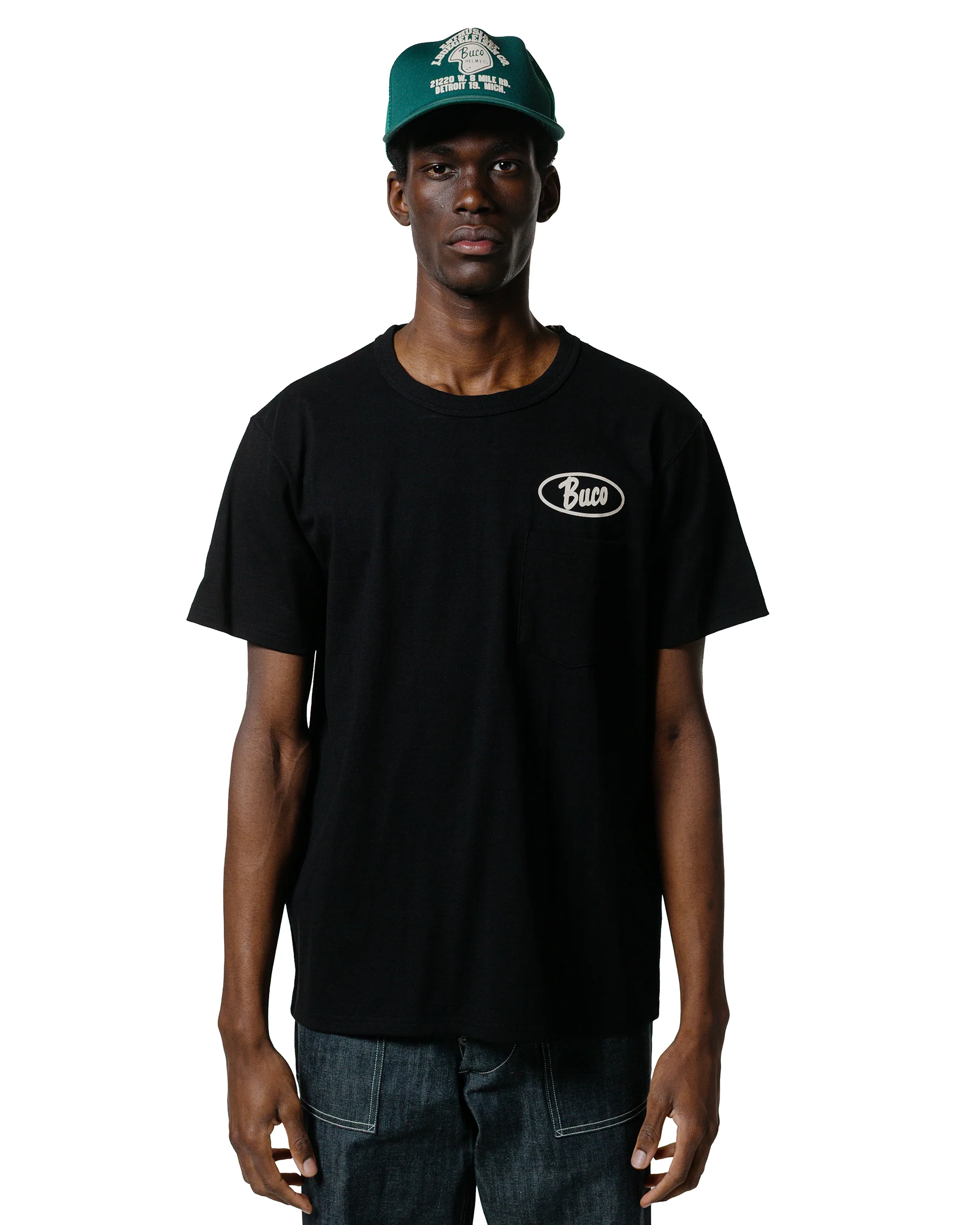 The Real McCoy's BC25005 Buco Tee / Enthusiast Black - Image 2