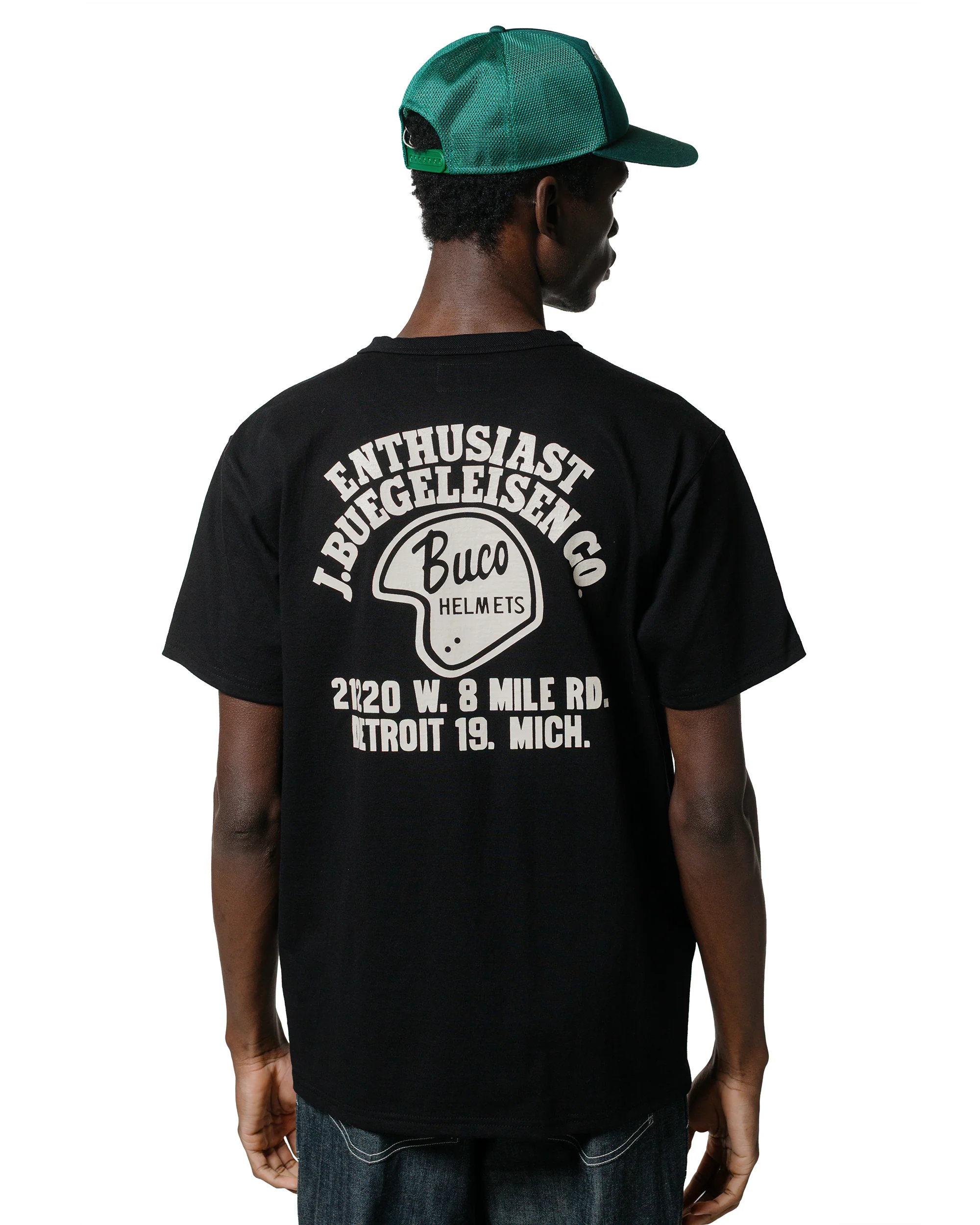 The Real McCoy's BC25005 Buco Tee / Enthusiast Black - Image 3
