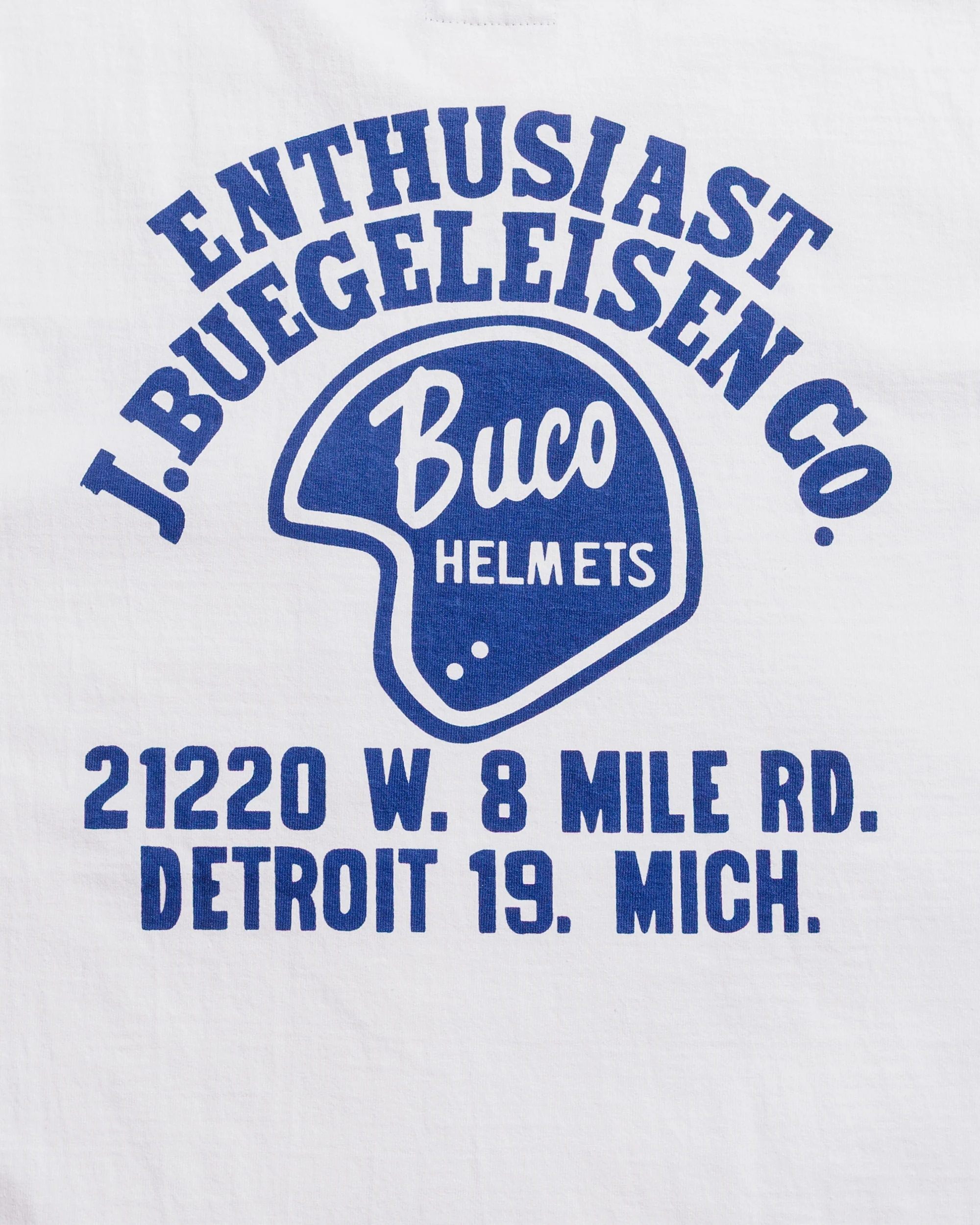 The Real McCoy's BC25005 Buco Tee / Enthusiast White - Image 4