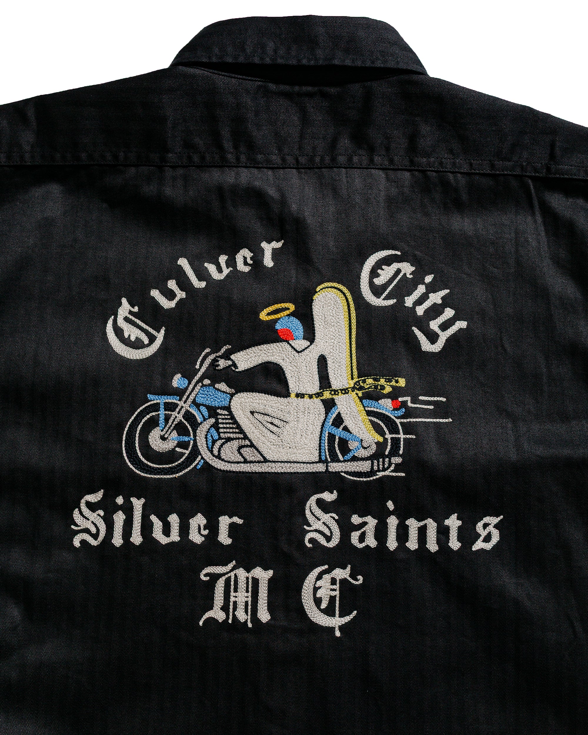 The Real McCoy's BS25001 Buco Workshirt S/S Culver City Black - Image 5