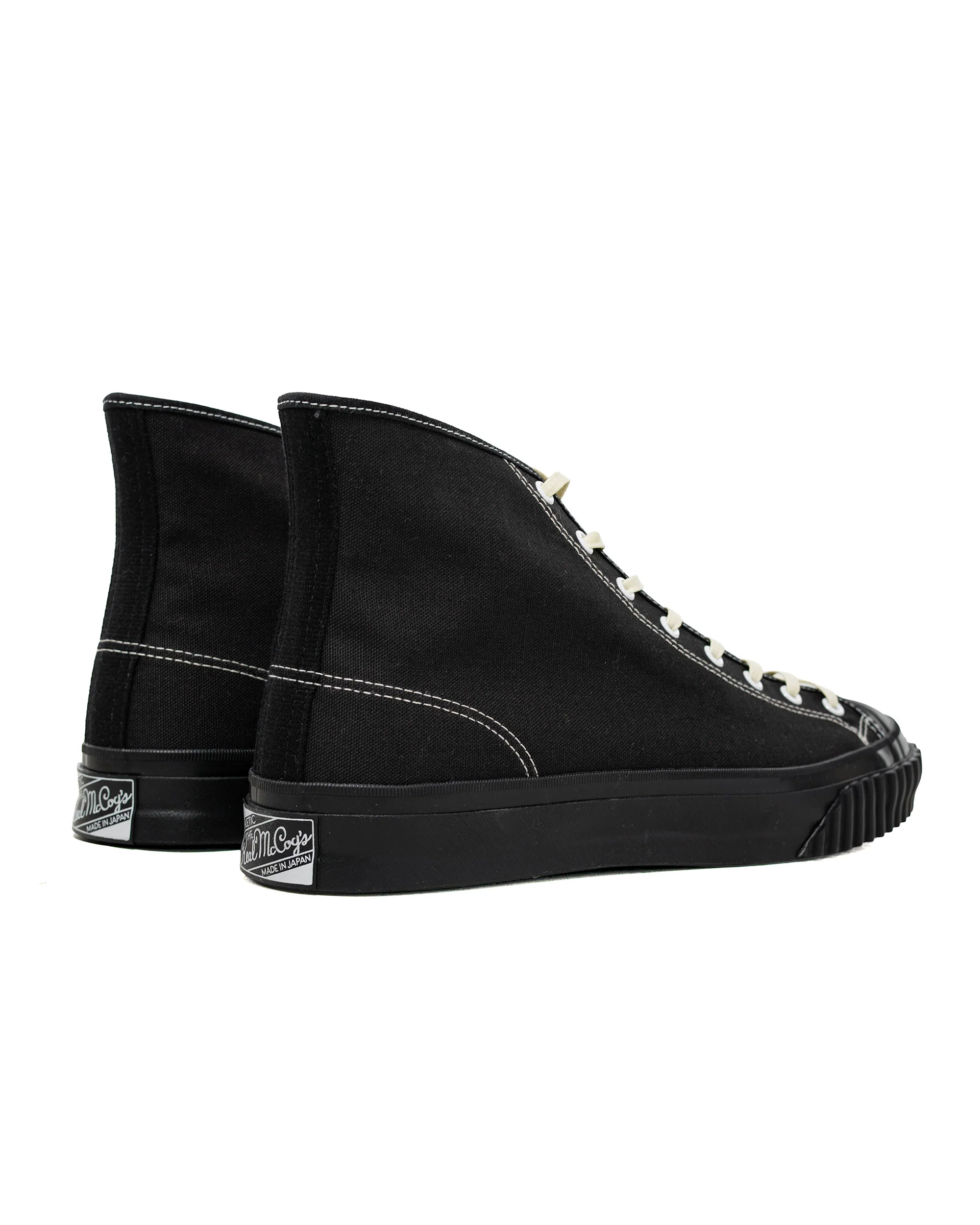 The Real McCoy's MA26006 Military Canvas Training Shoes Black - Image 3