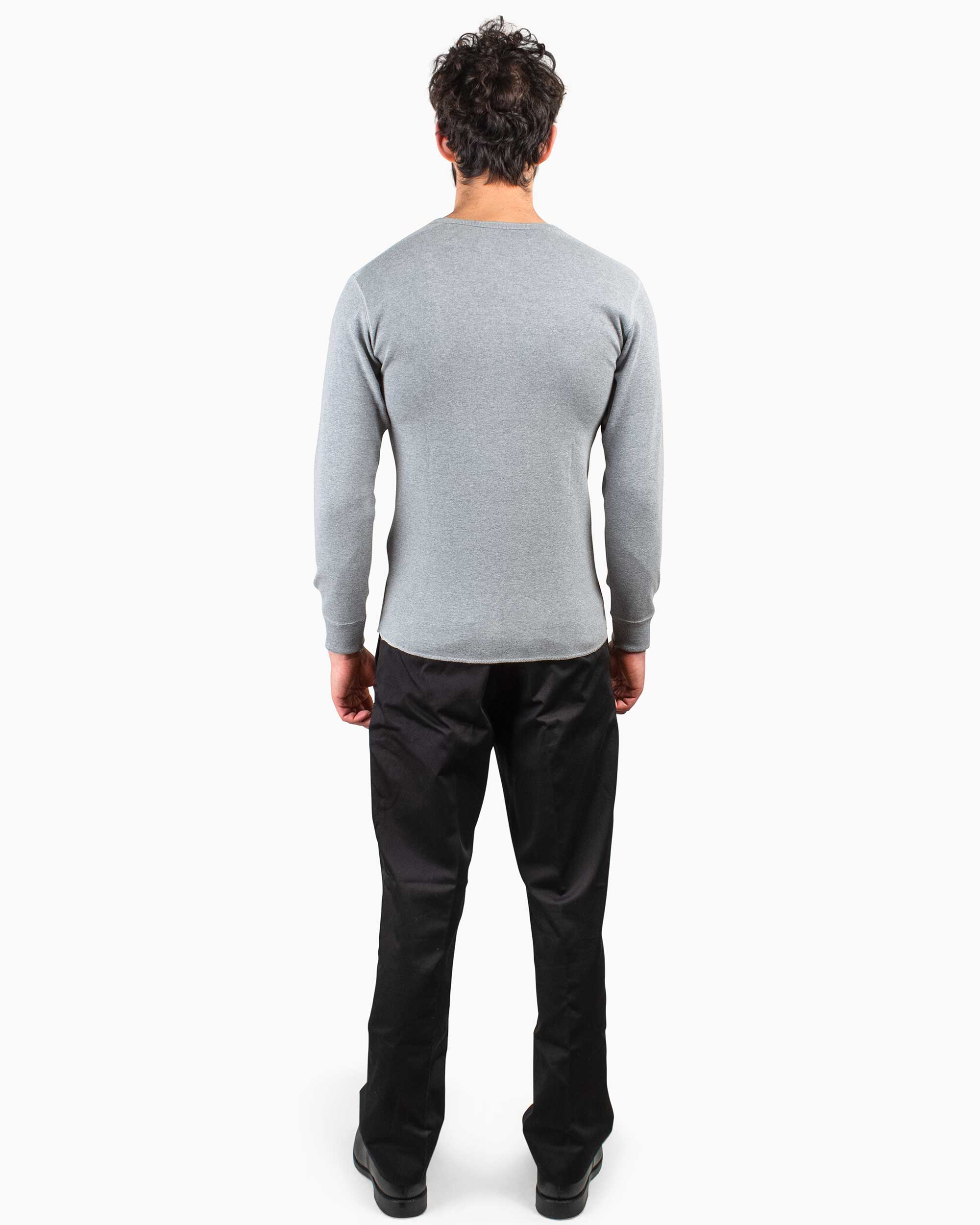The Real McCoy's MC16117 Union Shirt Long Sleeve Grey - Image 3