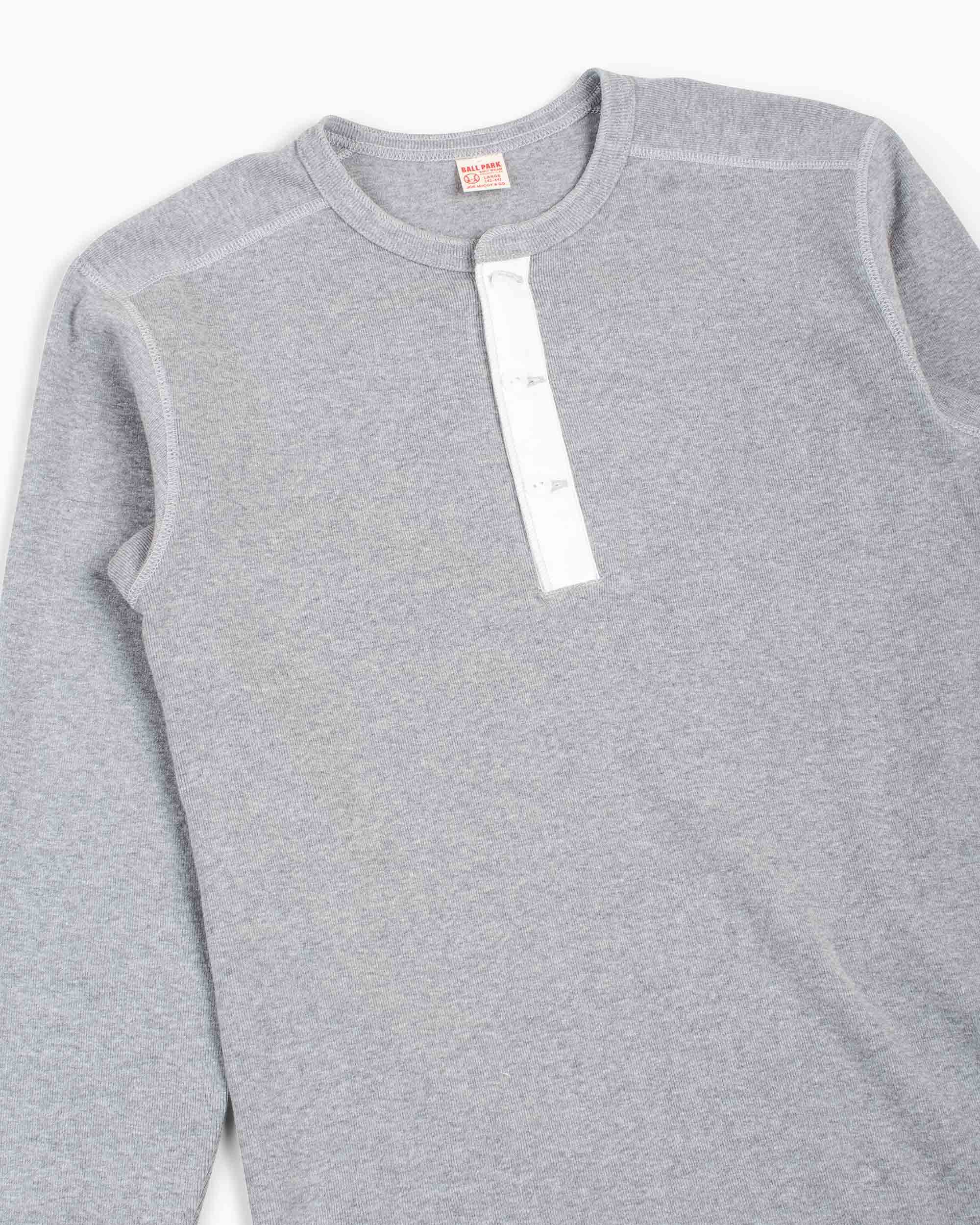 The Real McCoy's MC16117 Union Shirt Long Sleeve Grey - Image 5