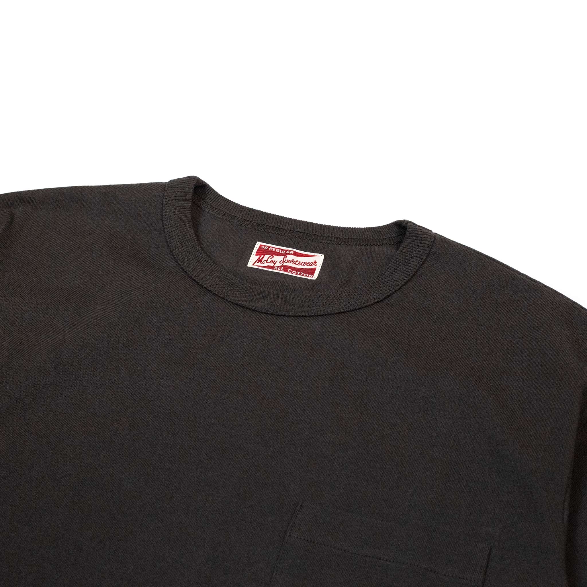 The Real McCoy's MC19012 Pocket Tee Shale - Image 4