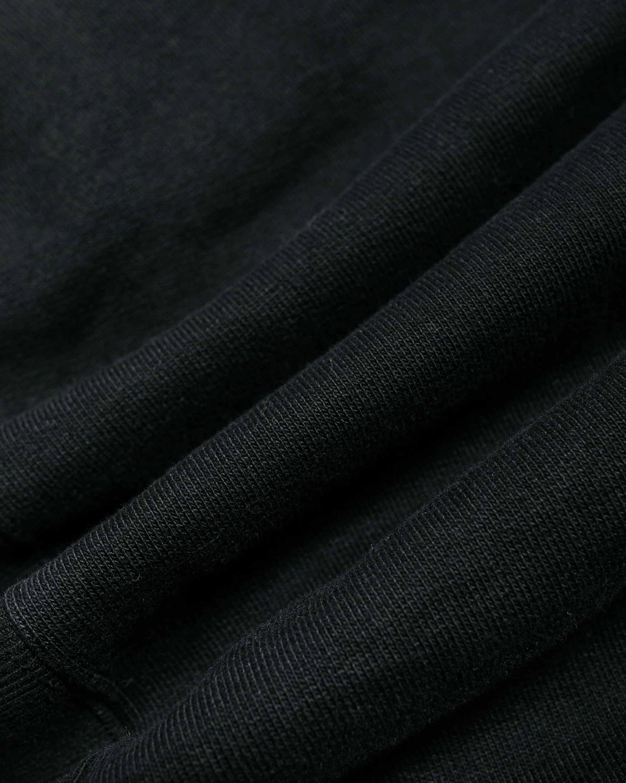 The Real McCoy's MC20114 Heavyweight Crewneck Sweatshirt Black - Image 5
