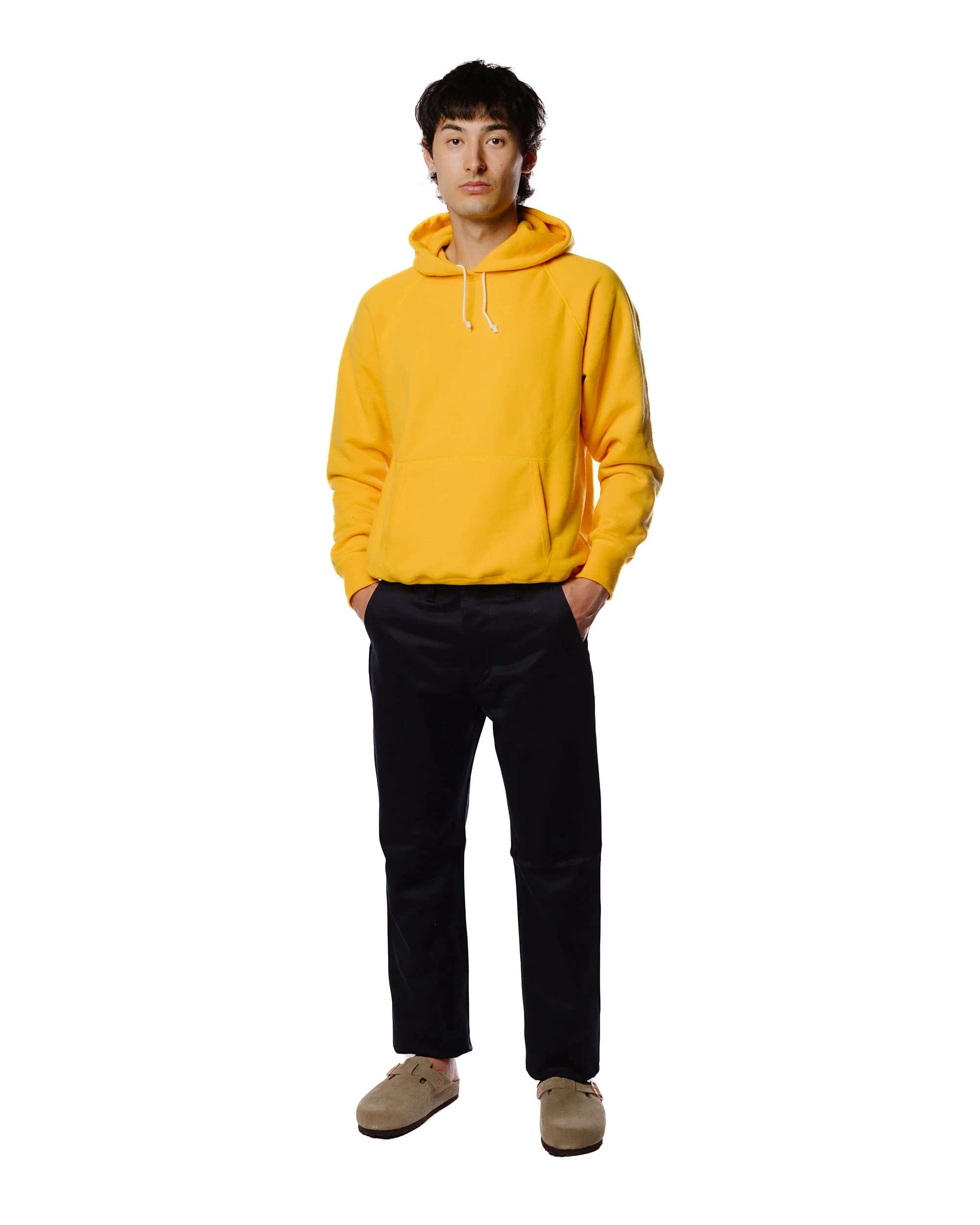 The Real McCoy's MC21017 9oz. Loopwheel Parka Yellow - Image 2