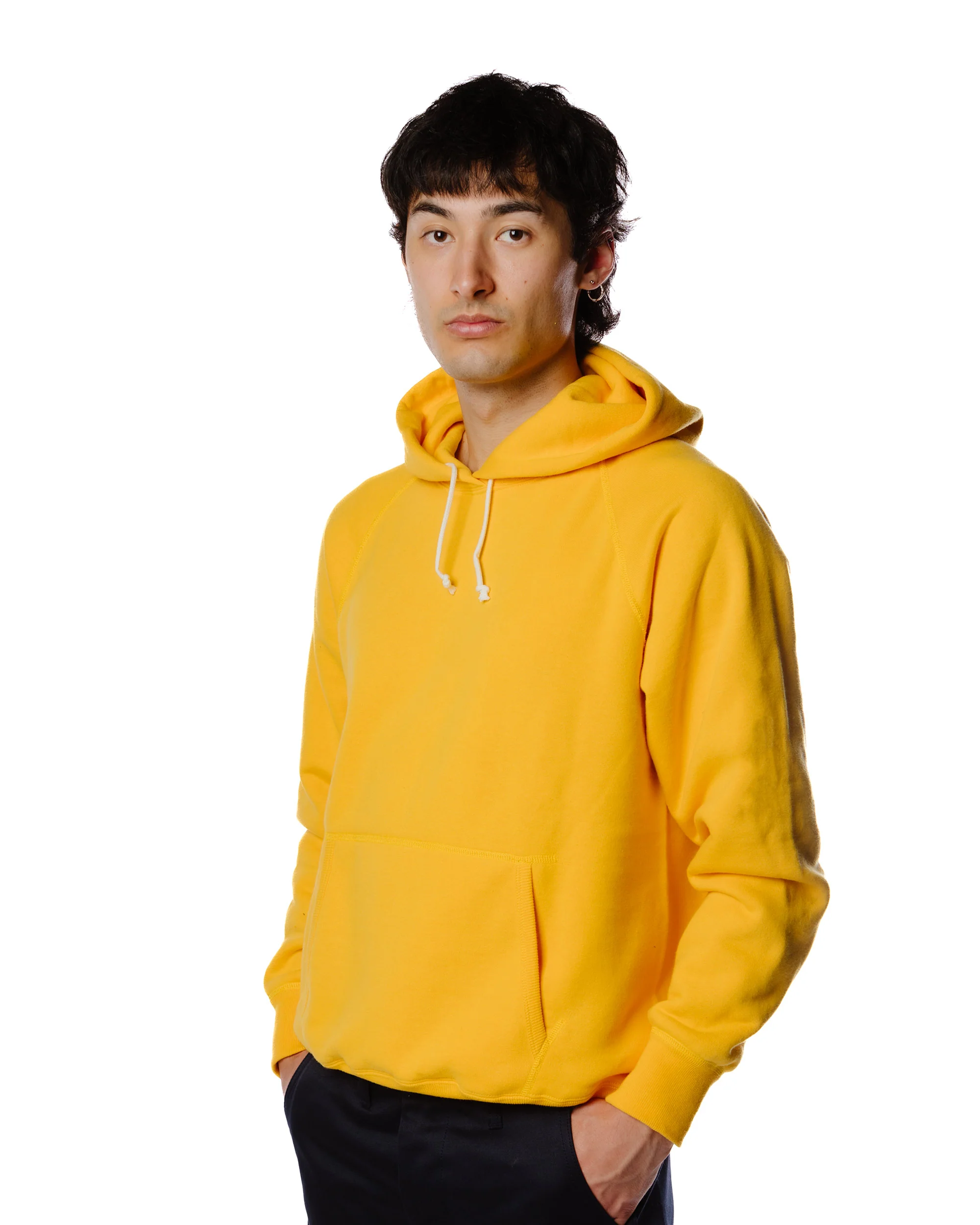 The Real McCoy's MC21017 9oz. Loopwheel Parka Yellow - Image 3