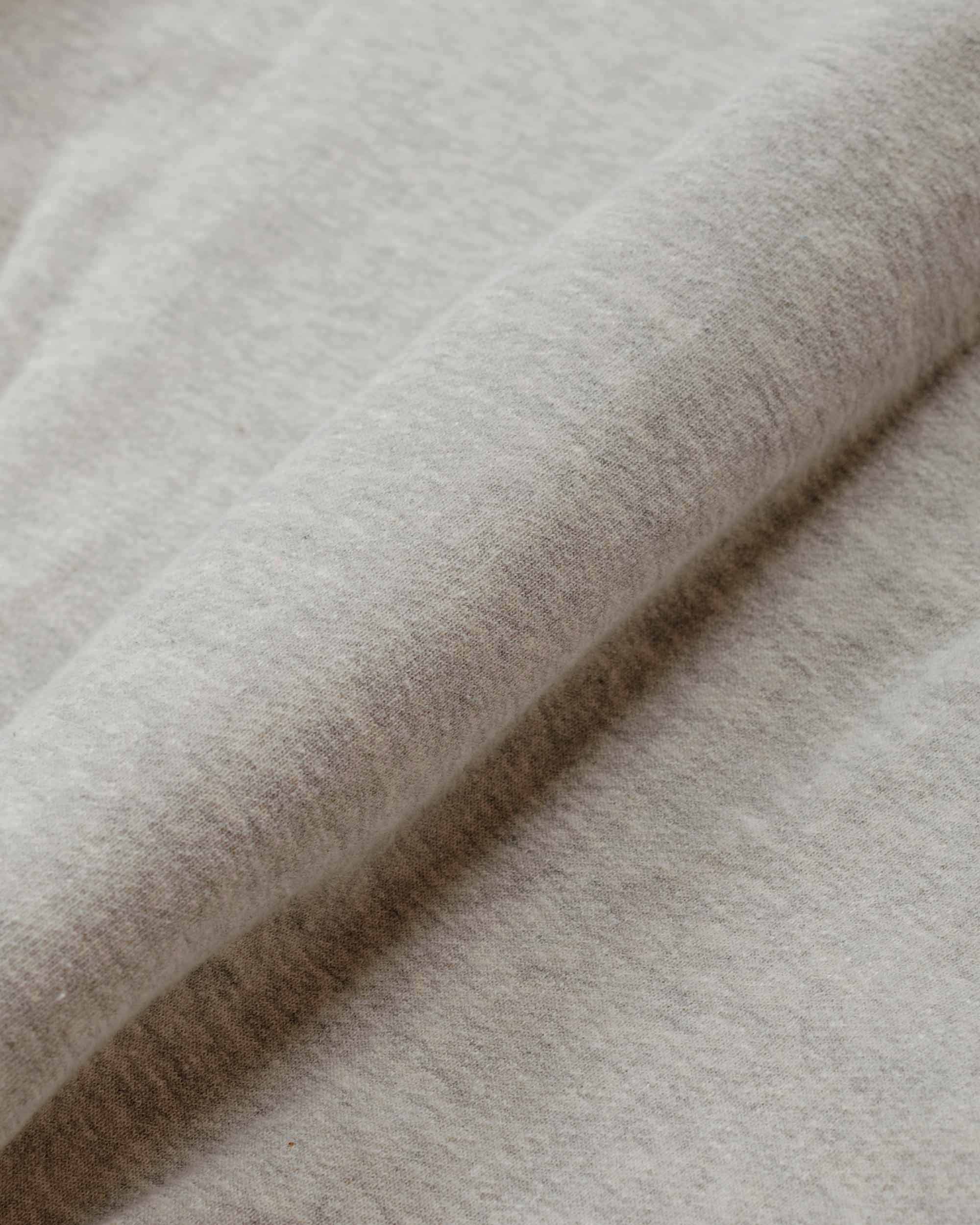 The Real McCoy's MC21018 9oz. Loopwheel Raglan Sleeve Sweatshirt Ash Grey - Image 5