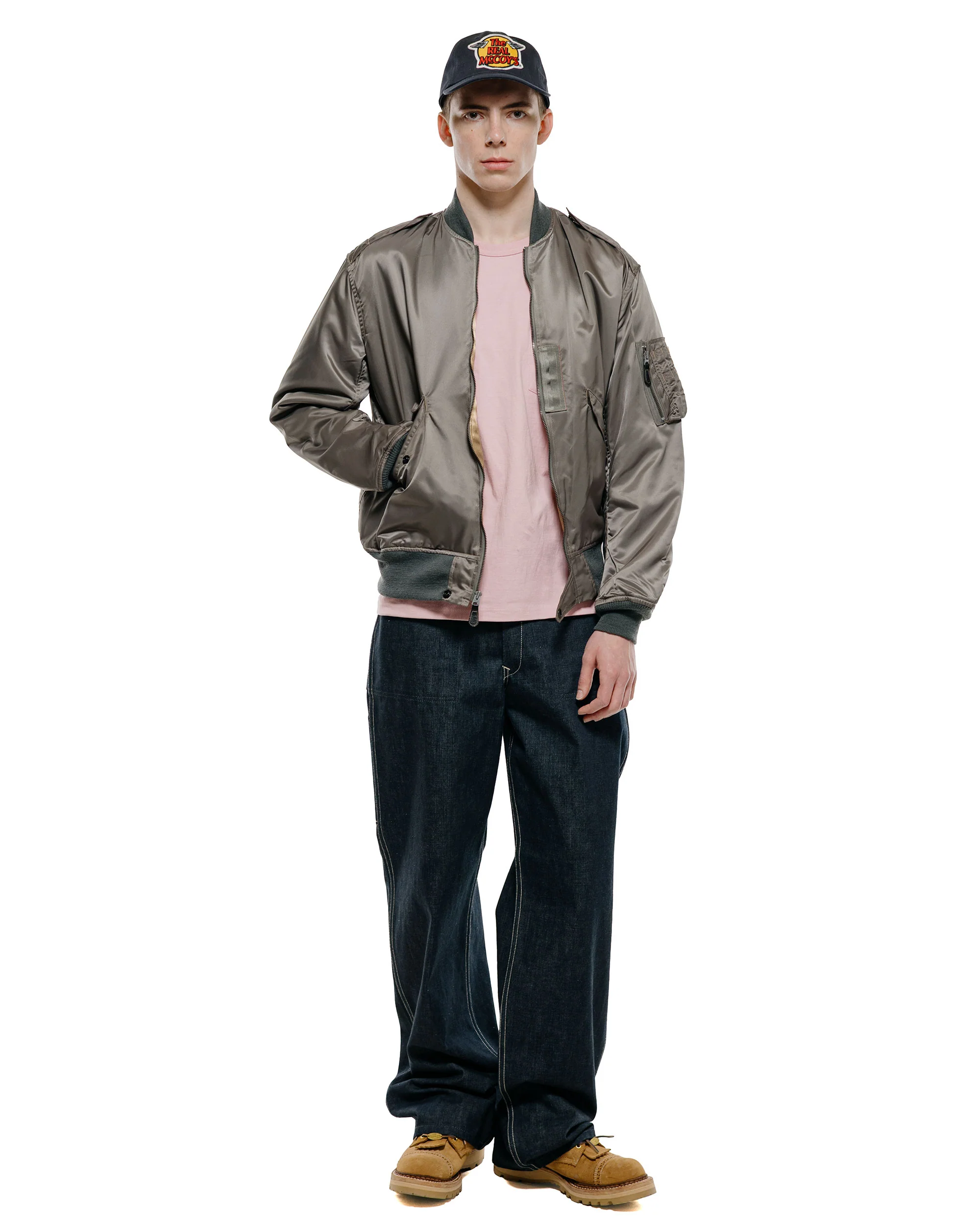 The Real McCoy's MC22006 Pocket Tee Pink - Image 4