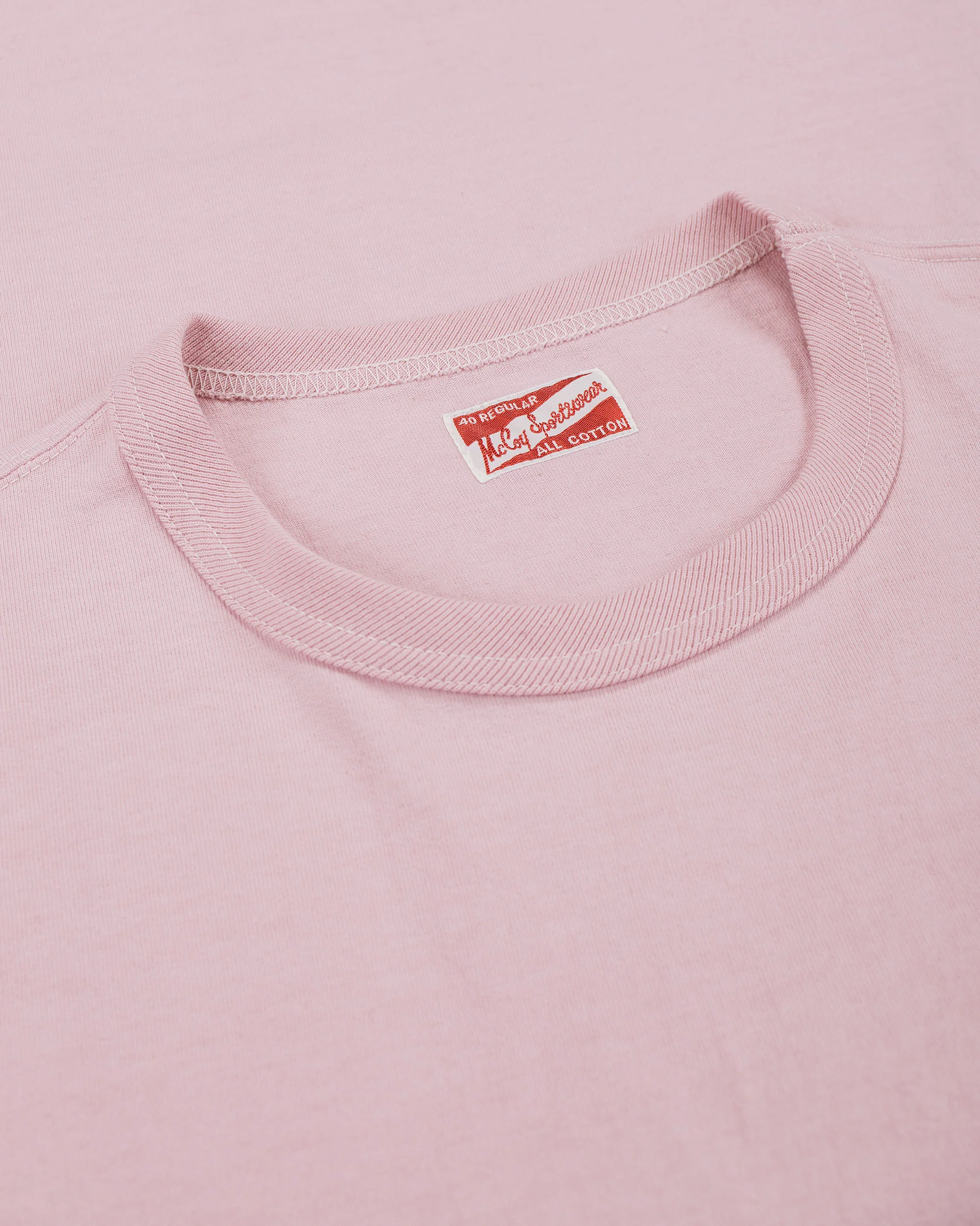 The Real McCoy's MC22006 Pocket Tee Pink - Image 5