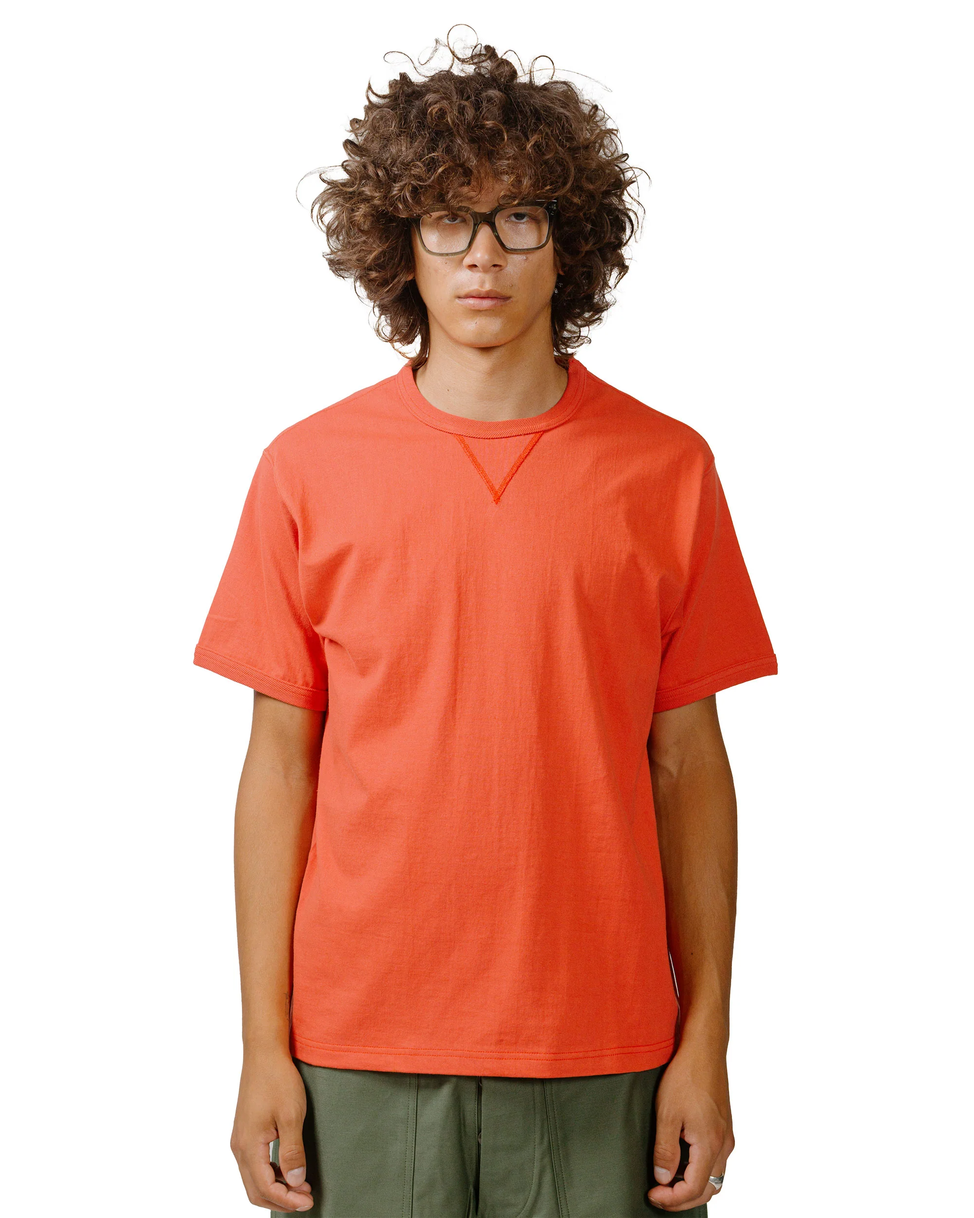 The Real McCoy's MC23020 Gusset Tee Scarlet - Image 2
