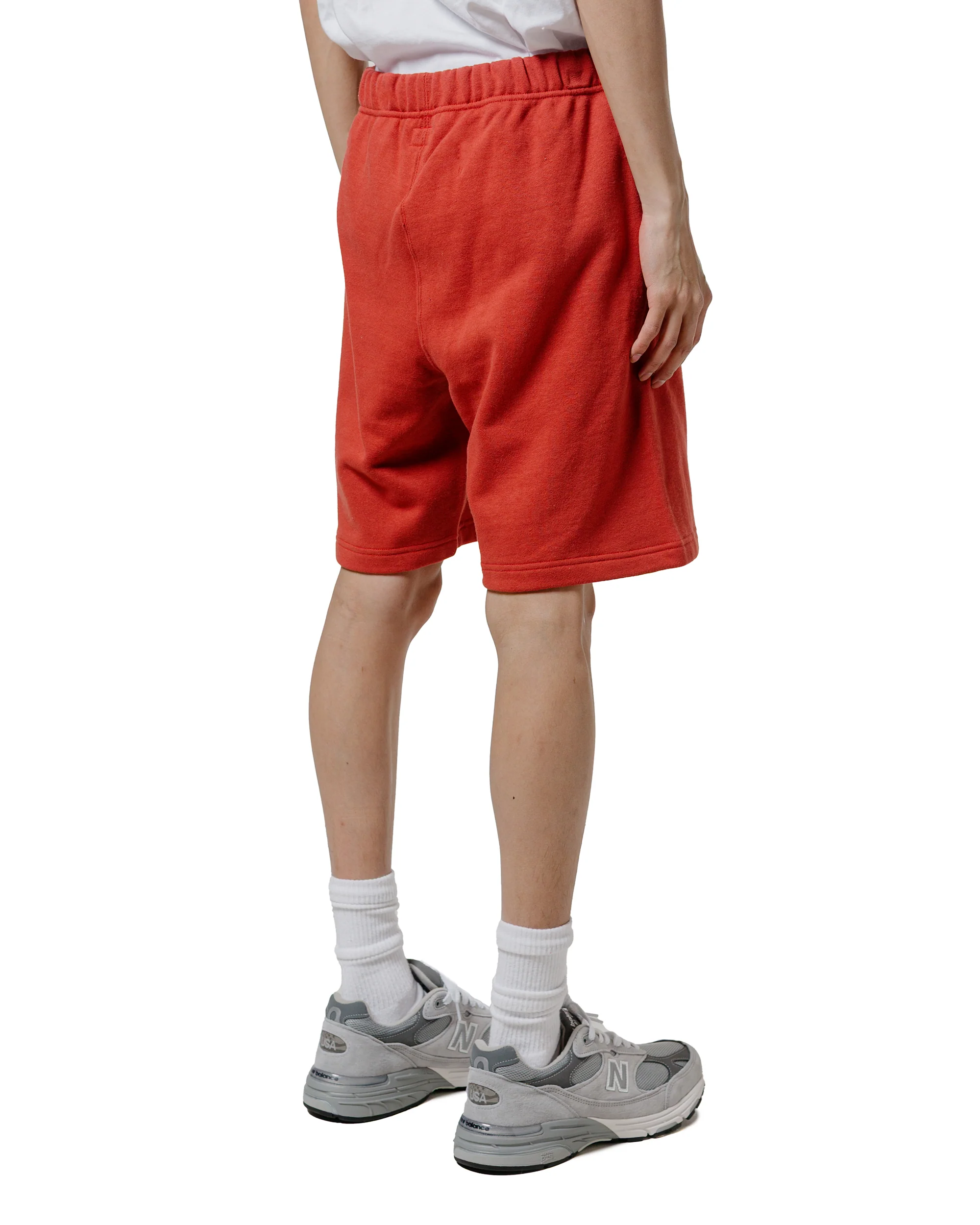 The Real McCoy's MC24121 9oz. Loopwheel Sweat Shorts Cherry - Image 3