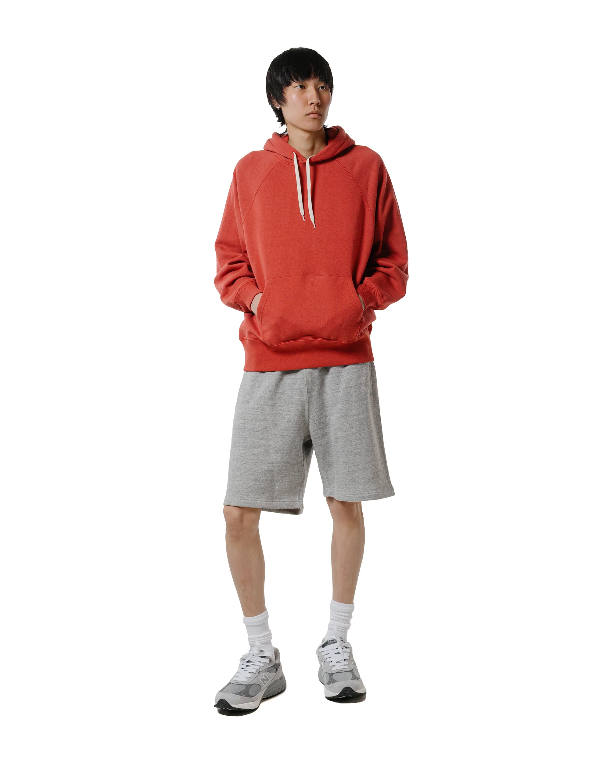 The Real McCoy's MC24121 9oz. Loopwheel Sweat Shorts Gray - Image 4