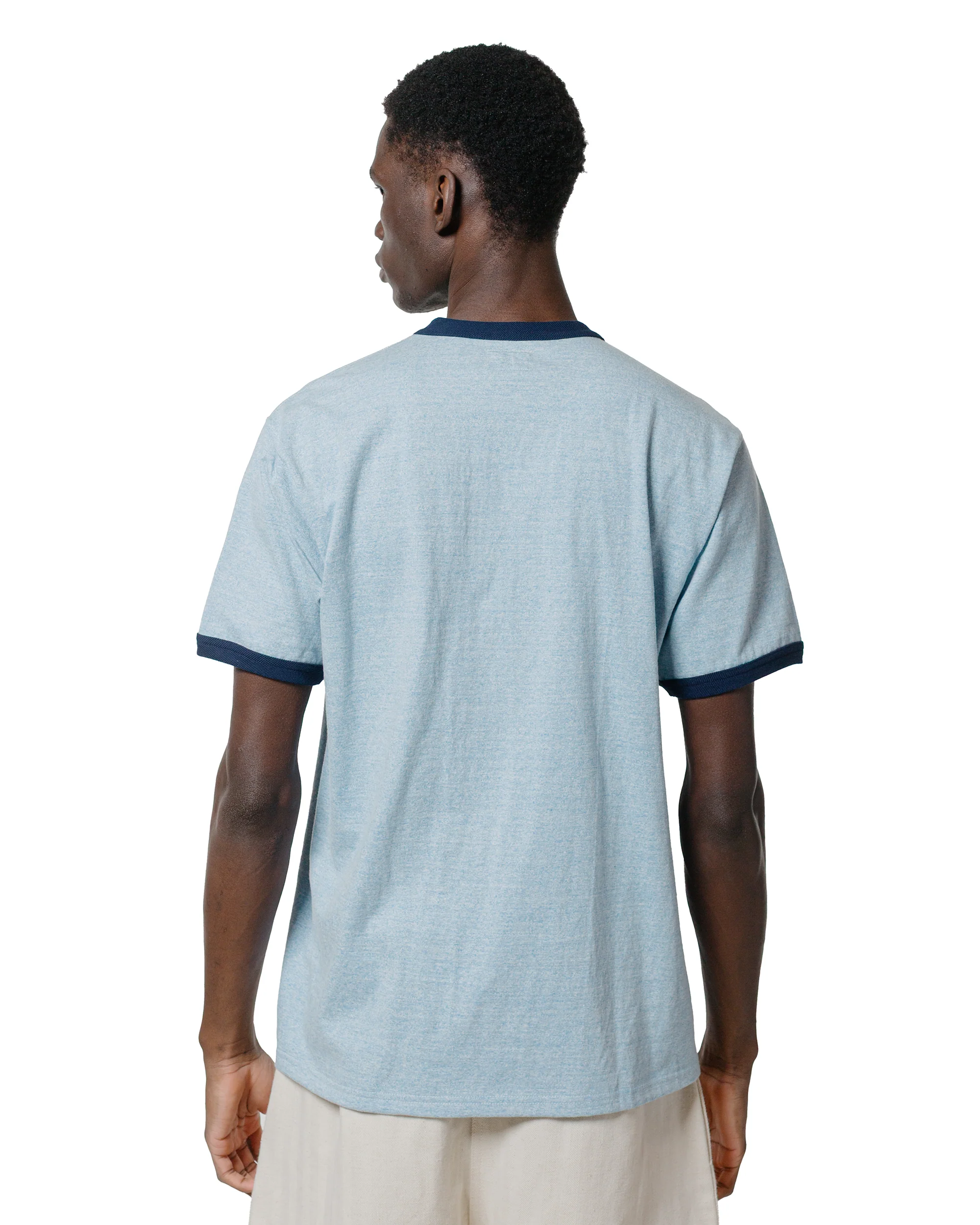 The Real McCoy's MC25015 Joe McCoy Tee / Poughkeepsie Blue - Image 3
