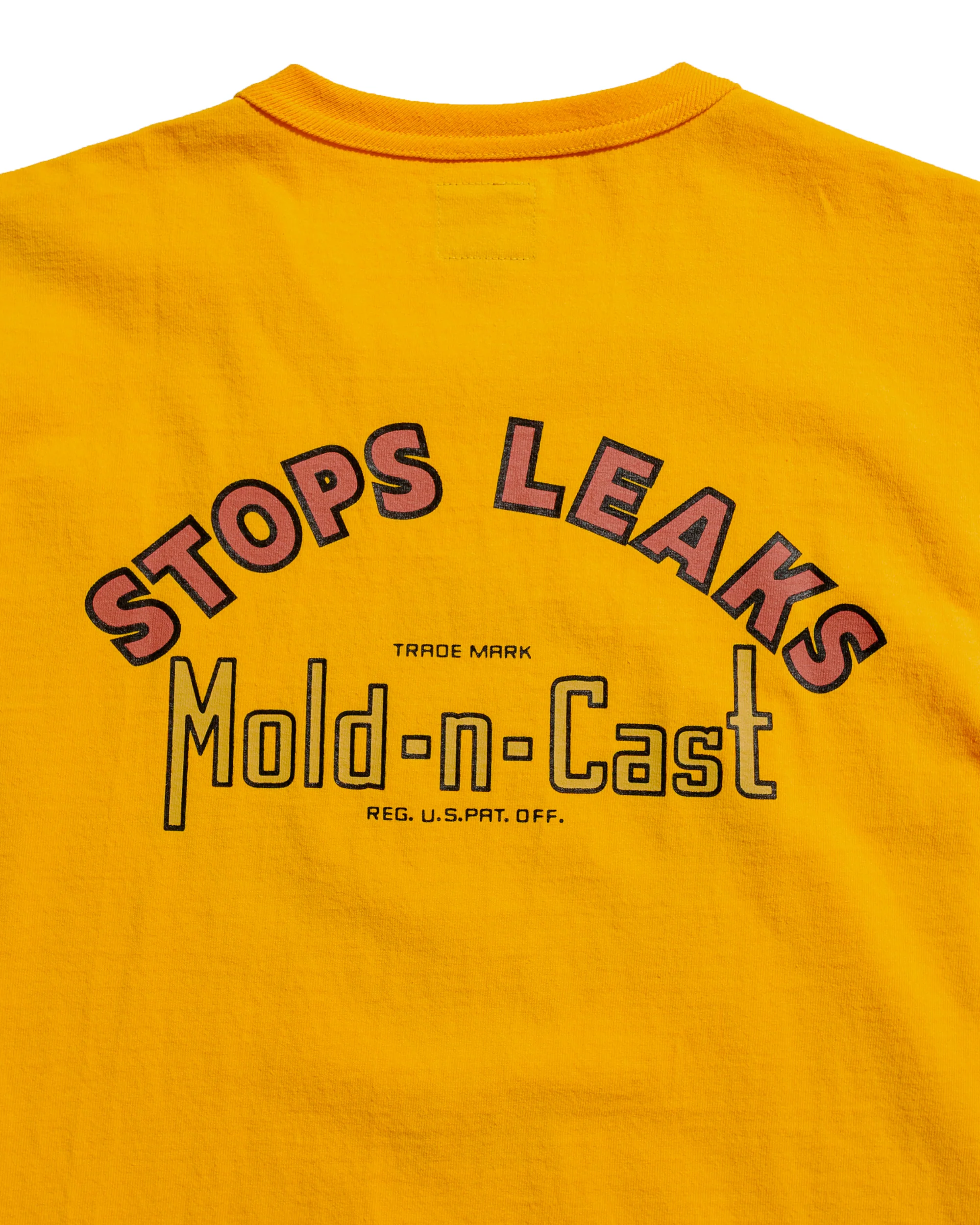 The Real McCoy's MC25017 Joe McCoy Tee / Atlas' Casting Yellow - Image 4