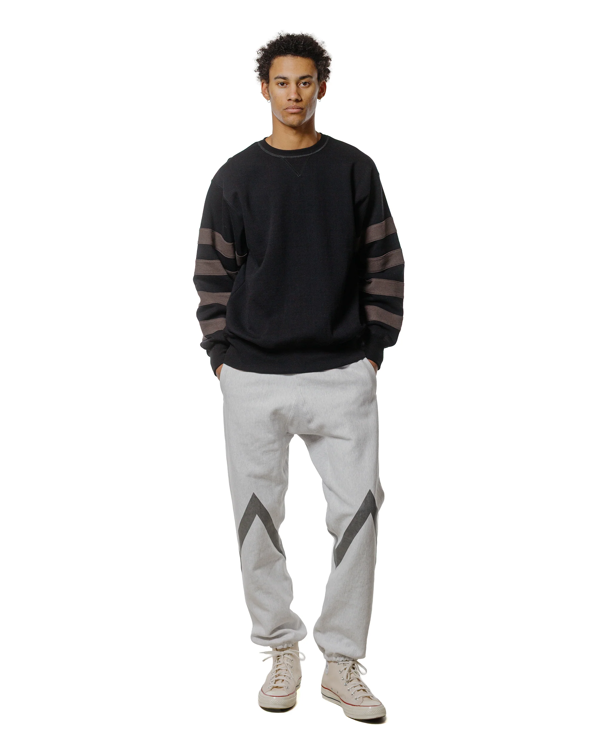 The Real McCoy's MC25102 Heavyweight Sweatpants / USAFA Reflector Silver Gray - Image 4
